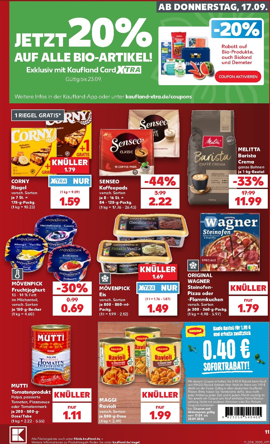kaufland - Kaufland Prospekt nächste Woche – von Donnerstag 17.09.2026 bis Mittwoch 23.09.2026 - page: 11