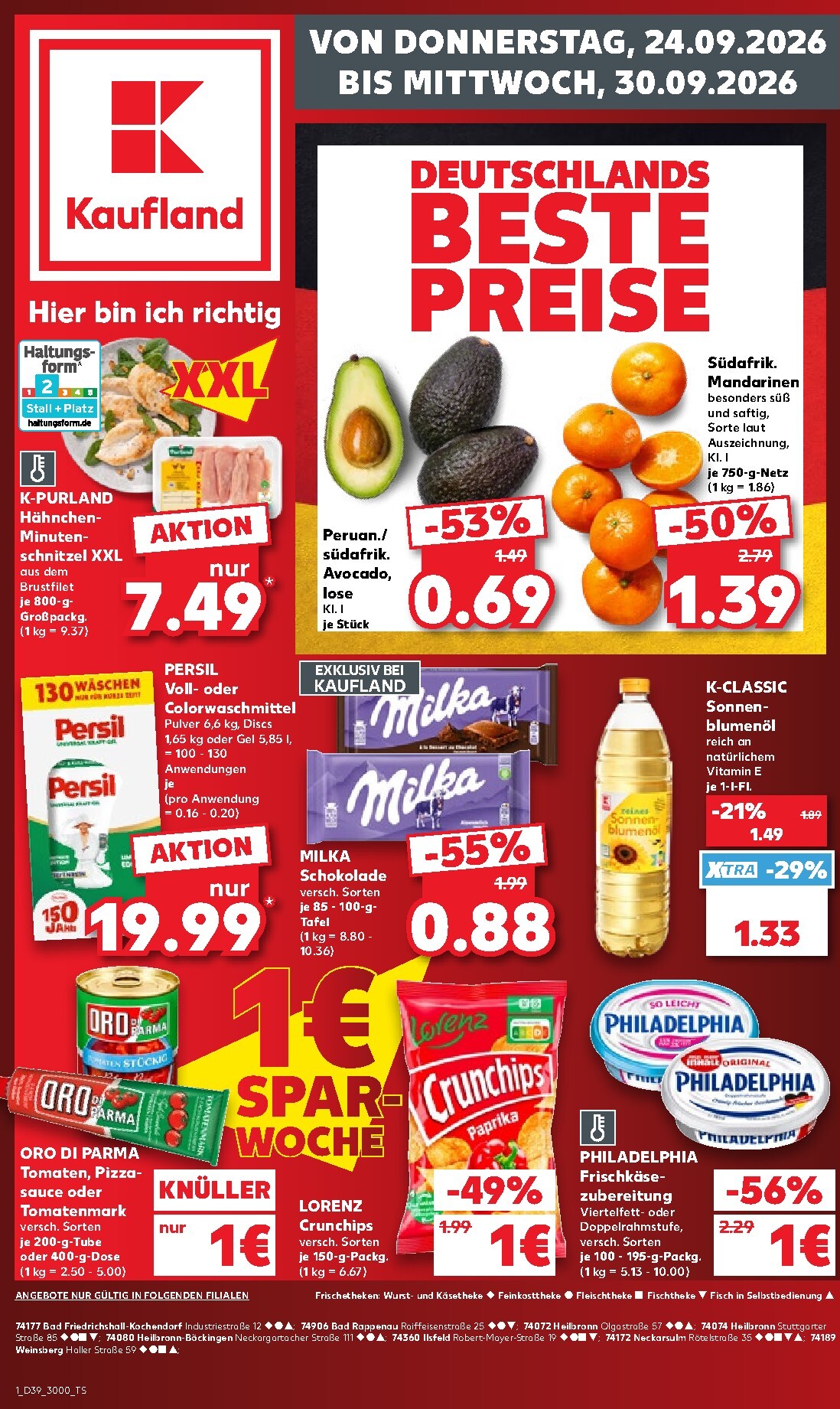 kaufland - Kaufland Prospekt nächste Woche – von Donnerstag 24.09.2026 bis Mittwoch 30.09.2026