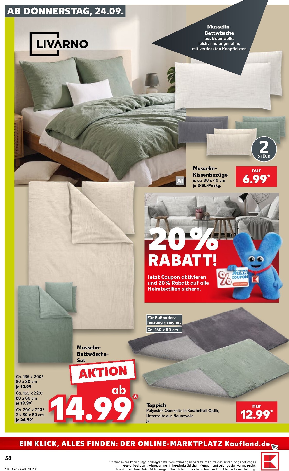 kaufland - Kaufland Prospekt nächste Woche – von Donnerstag 24.09.2026 bis Mittwoch 30.09.2026 - page: 58