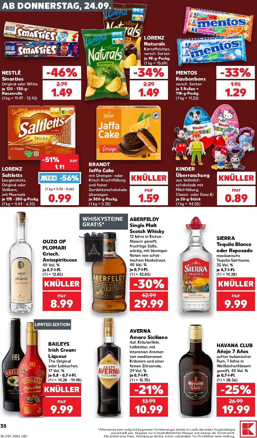 kaufland - Kaufland Prospekt nächste Woche – von Donnerstag 24.09.2026 bis Mittwoch 30.09.2026 - page: 38
