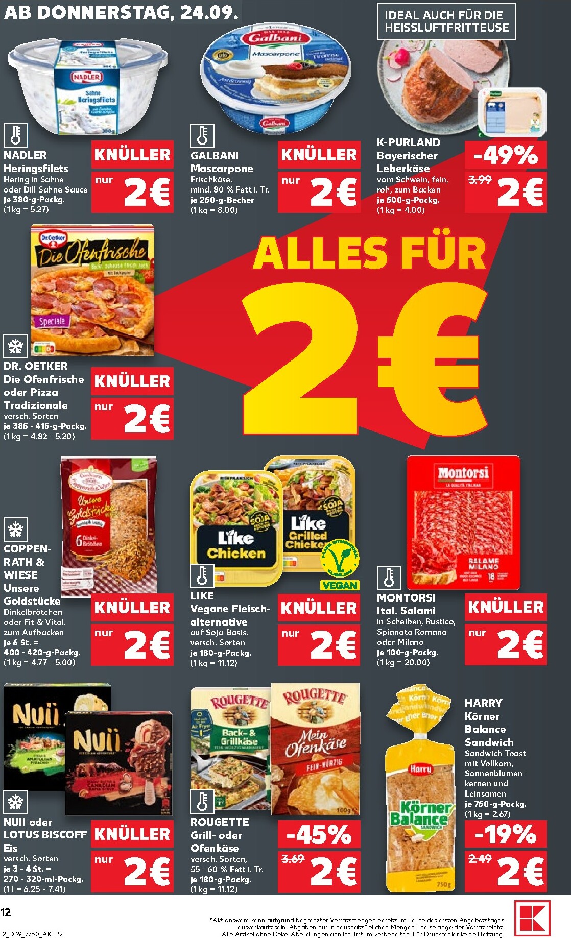kaufland - Kaufland Prospekt nächste Woche – von Donnerstag 24.09.2026 bis Mittwoch 30.09.2026 - page: 12