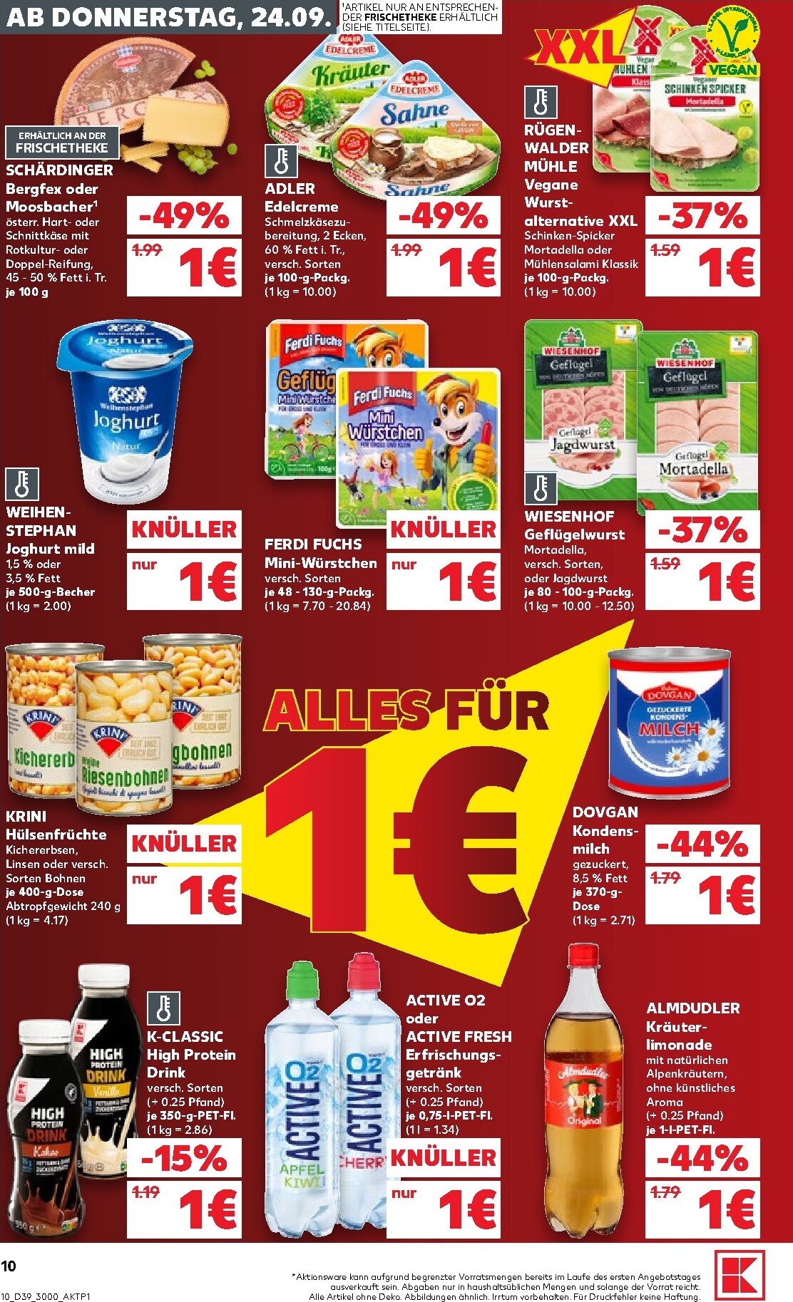 kaufland - Kaufland Prospekt nächste Woche – von Donnerstag 24.09.2026 bis Mittwoch 30.09.2026 - page: 10