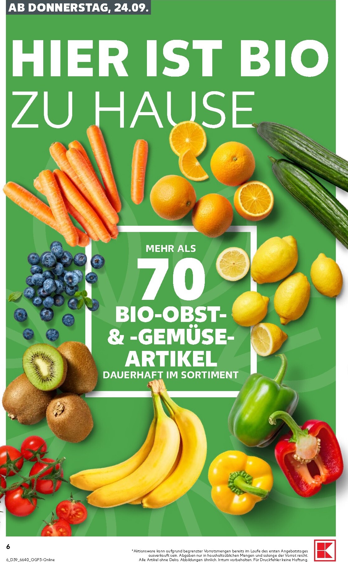 kaufland - Kaufland Prospekt nächste Woche – von Donnerstag 24.09.2026 bis Mittwoch 30.09.2026 - page: 6
