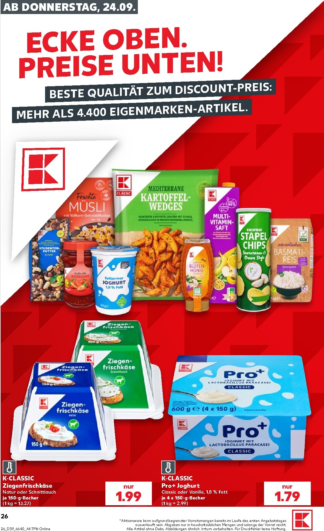 kaufland - Kaufland Prospekt nächste Woche – von Donnerstag 24.09.2026 bis Mittwoch 30.09.2026 - page: 26