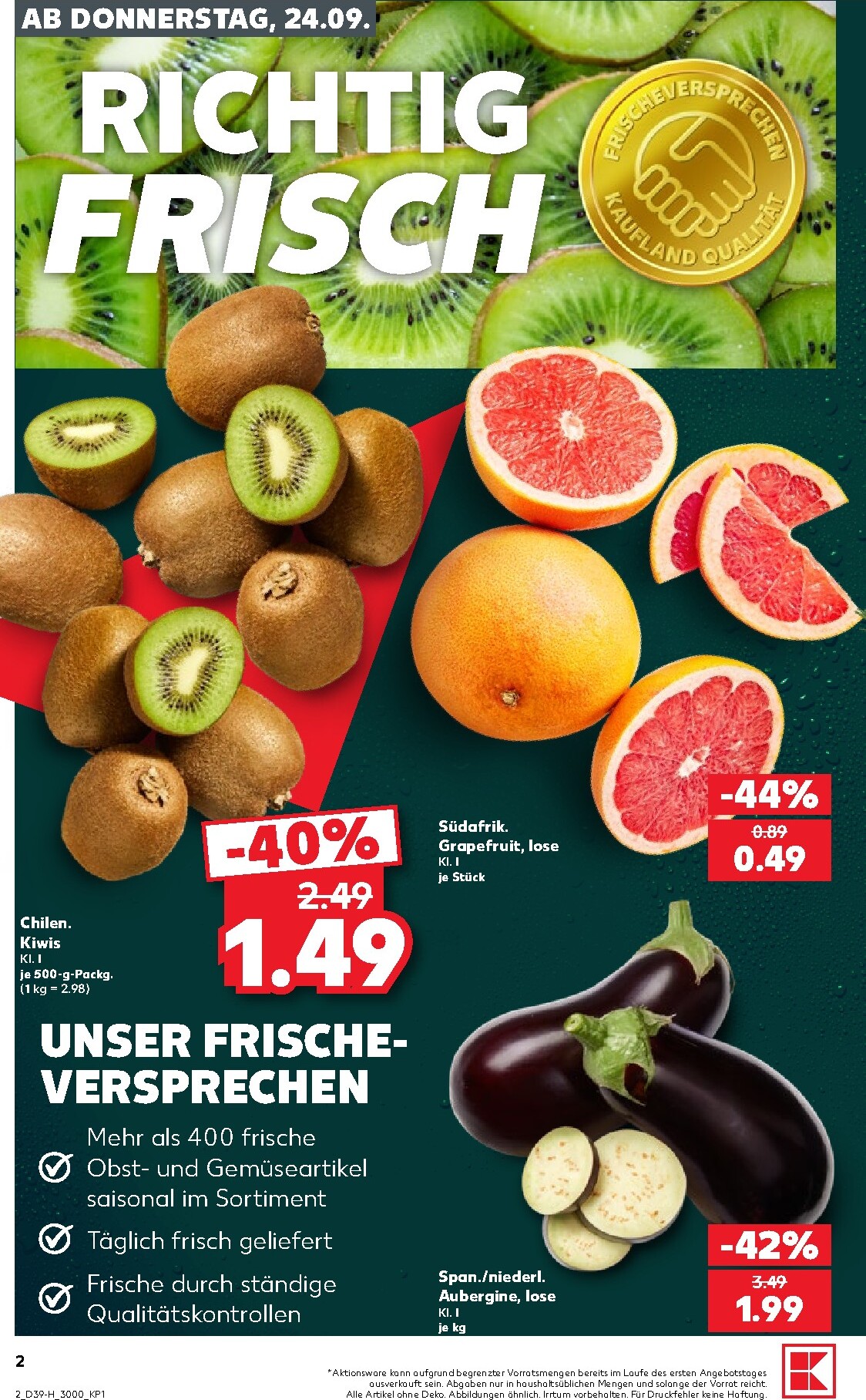 kaufland - Kaufland - Neckarsulm Prospekt nächste Woche – von Donnerstag 24.09.2026 bis Mittwoch 30.09.2026 - page: 2