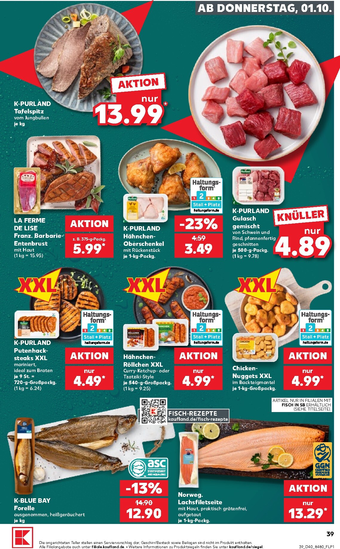 kaufland - Kaufland Prospekt nächste Woche – von Donnerstag 01.10.2026 bis Mittwoch 07.10.2026 - page: 39