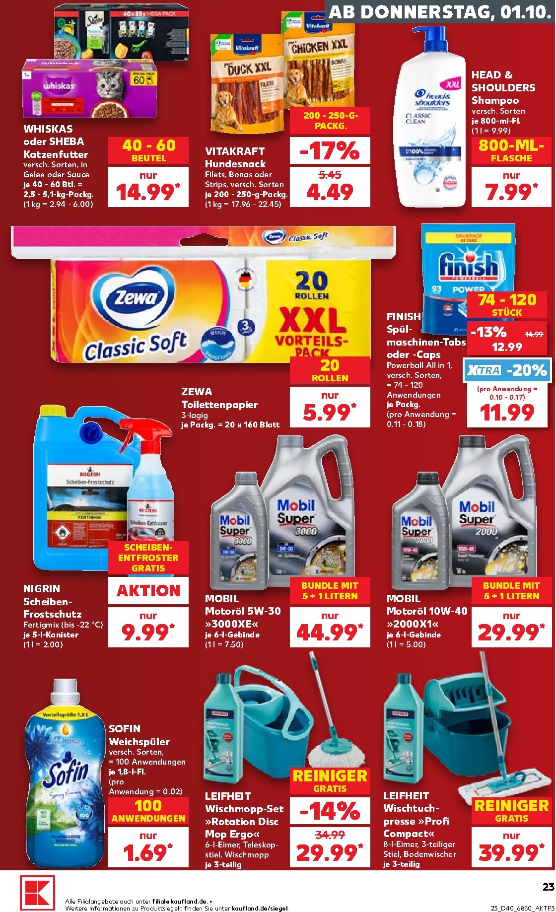 kaufland - Kaufland Prospekt nächste Woche – von Donnerstag 01.10.2026 bis Mittwoch 07.10.2026 - page: 23