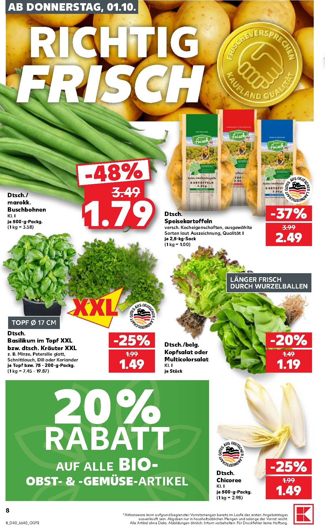 kaufland - Kaufland Prospekt nächste Woche – von Donnerstag 01.10.2026 bis Mittwoch 07.10.2026 - page: 8