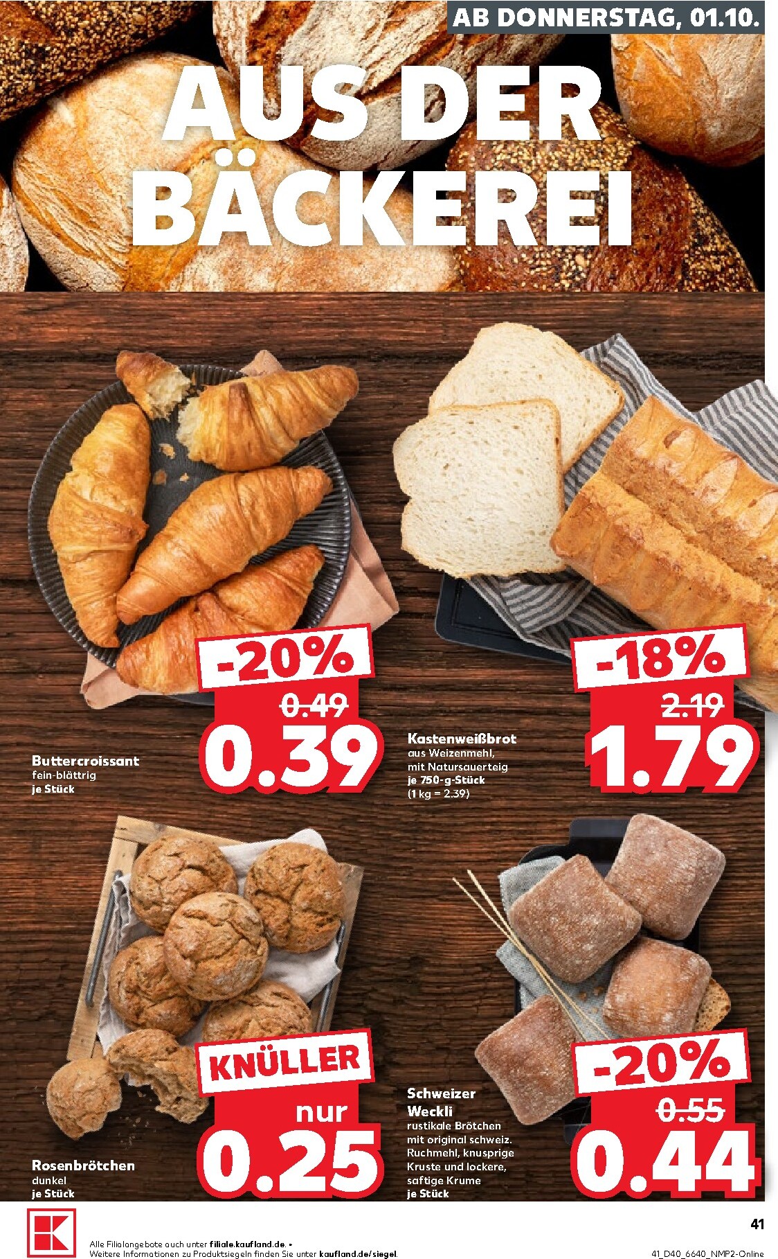 kaufland - Kaufland Prospekt nächste Woche – von Donnerstag 01.10.2026 bis Mittwoch 07.10.2026 - page: 41