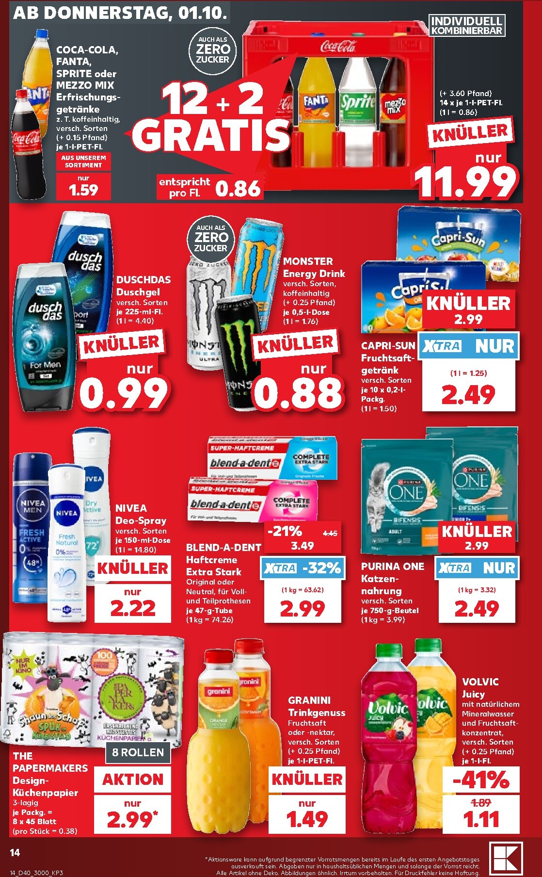 kaufland - Kaufland Prospekt nächste Woche – von Donnerstag 01.10.2026 bis Mittwoch 07.10.2026 - page: 14