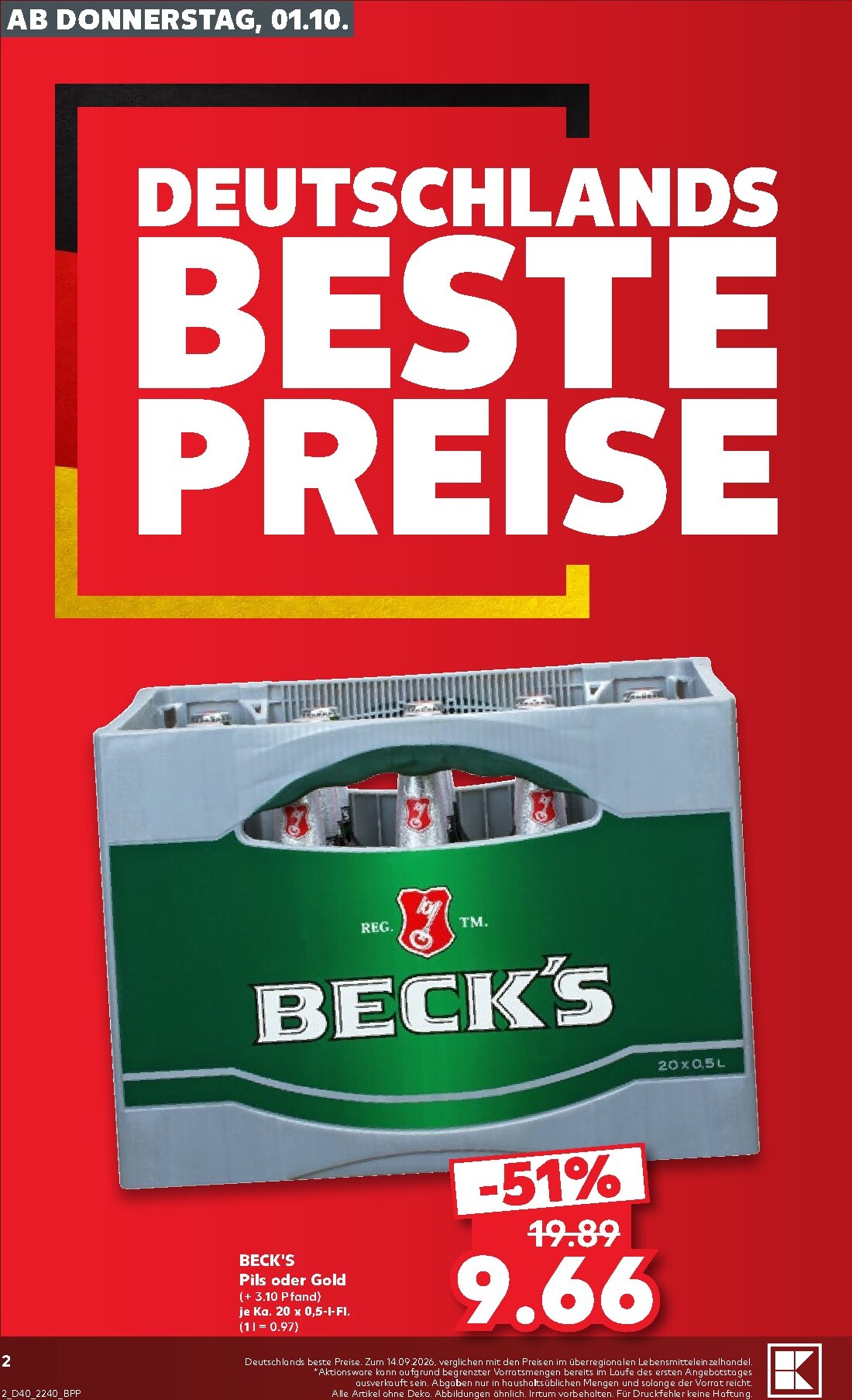 kaufland - Kaufland Prospekt nächste Woche – von Donnerstag 01.10.2026 bis Mittwoch 07.10.2026 - page: 2