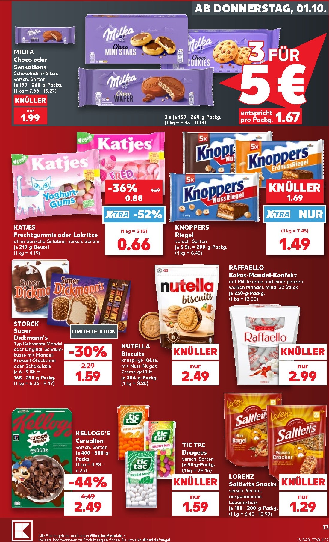 kaufland - Kaufland Prospekt nächste Woche – von Donnerstag 01.10.2026 bis Mittwoch 07.10.2026 - page: 13