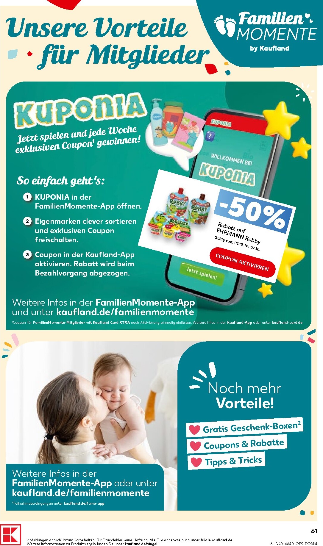 kaufland - Kaufland Prospekt nächste Woche – von Donnerstag 01.10.2026 bis Mittwoch 07.10.2026 - page: 61