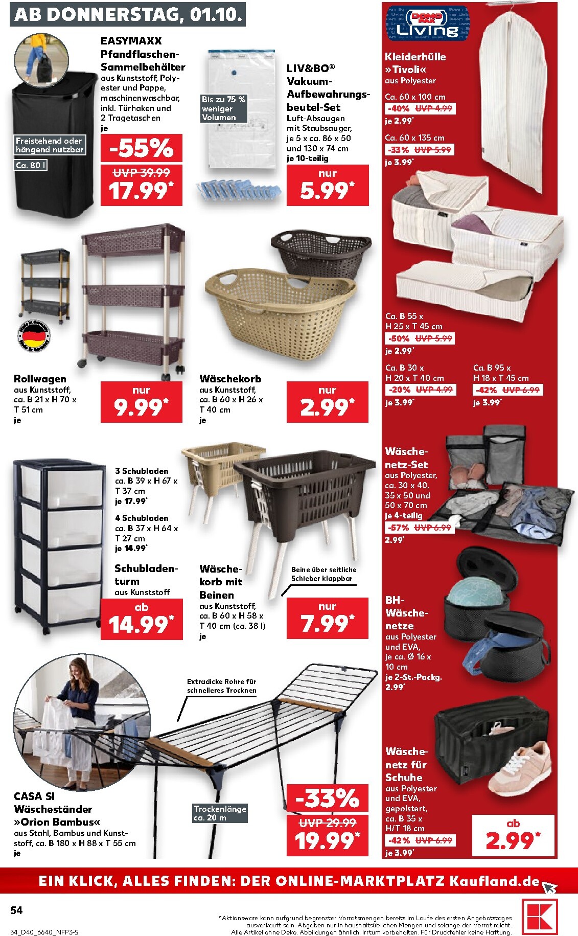 kaufland - Kaufland Prospekt nächste Woche – von Donnerstag 01.10.2026 bis Mittwoch 07.10.2026 - page: 54