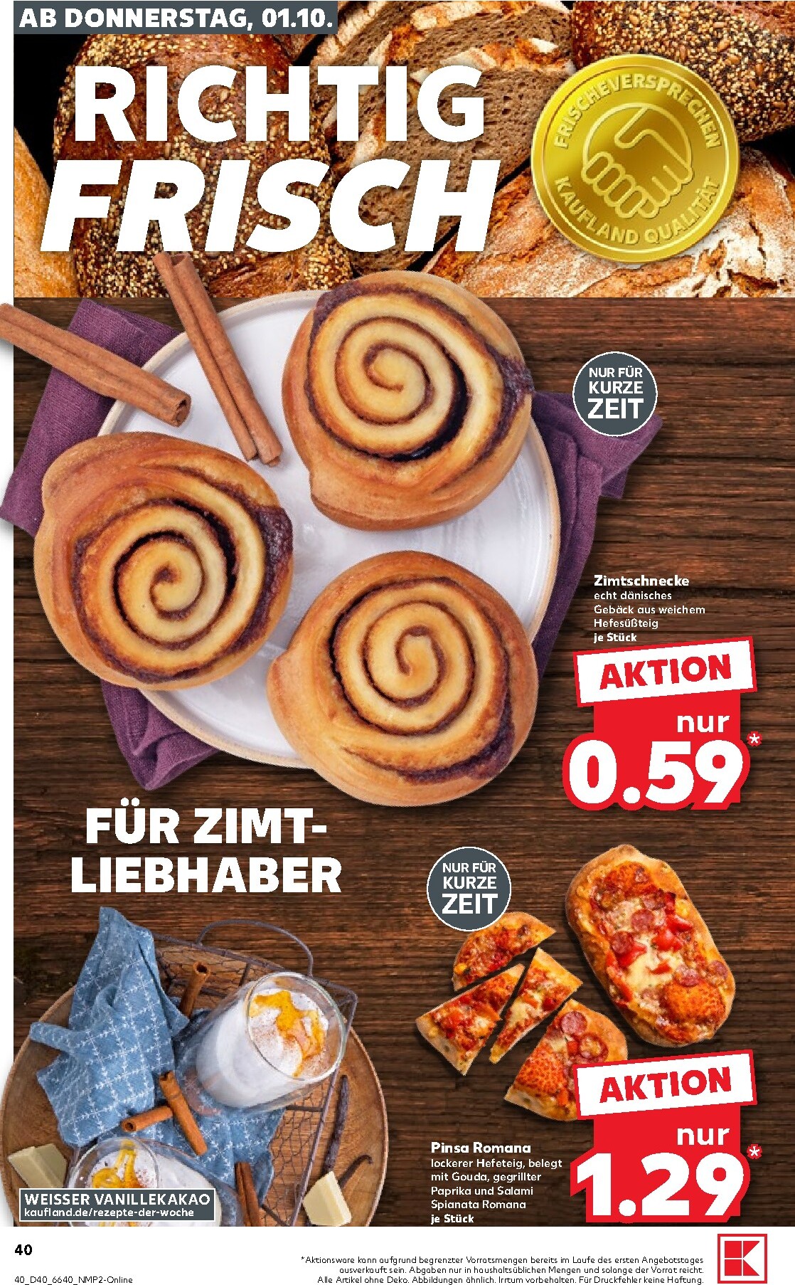 kaufland - Kaufland Prospekt nächste Woche – von Donnerstag 01.10.2026 bis Mittwoch 07.10.2026 - page: 40