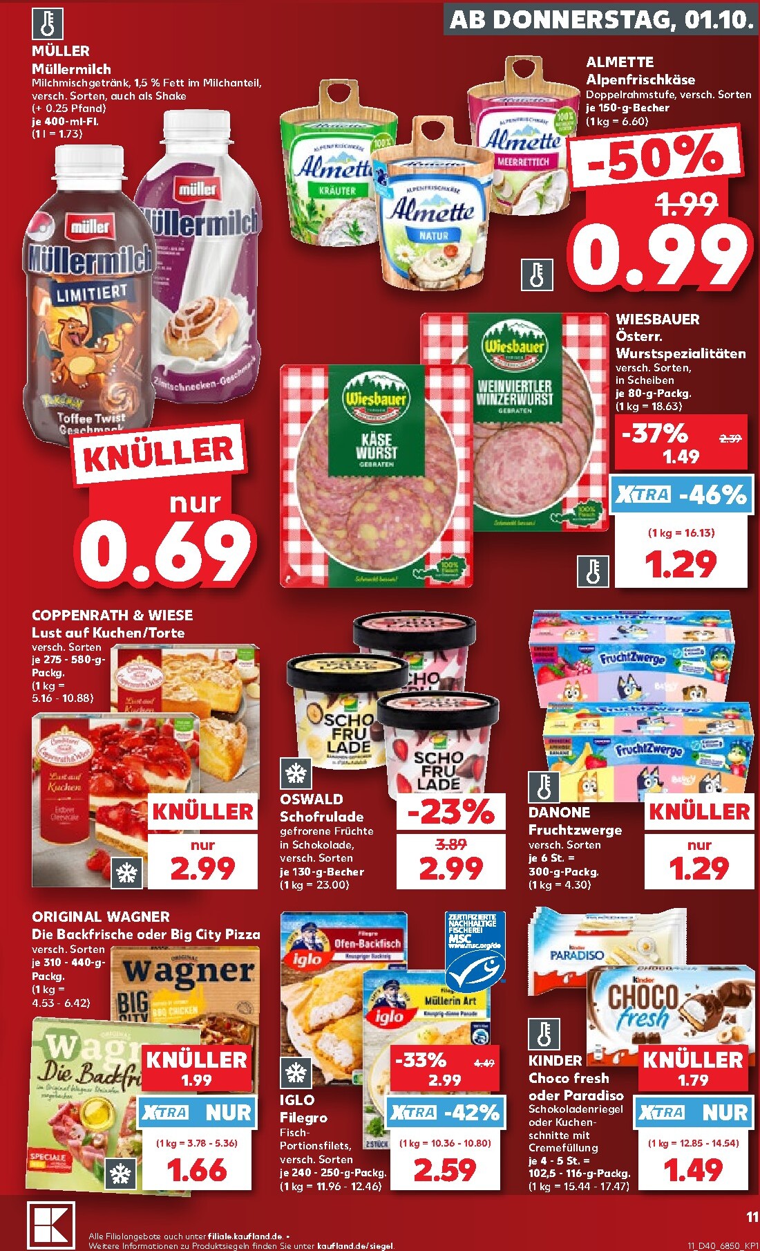 kaufland - Kaufland Prospekt nächste Woche – von Donnerstag 01.10.2026 bis Mittwoch 07.10.2026 - page: 11