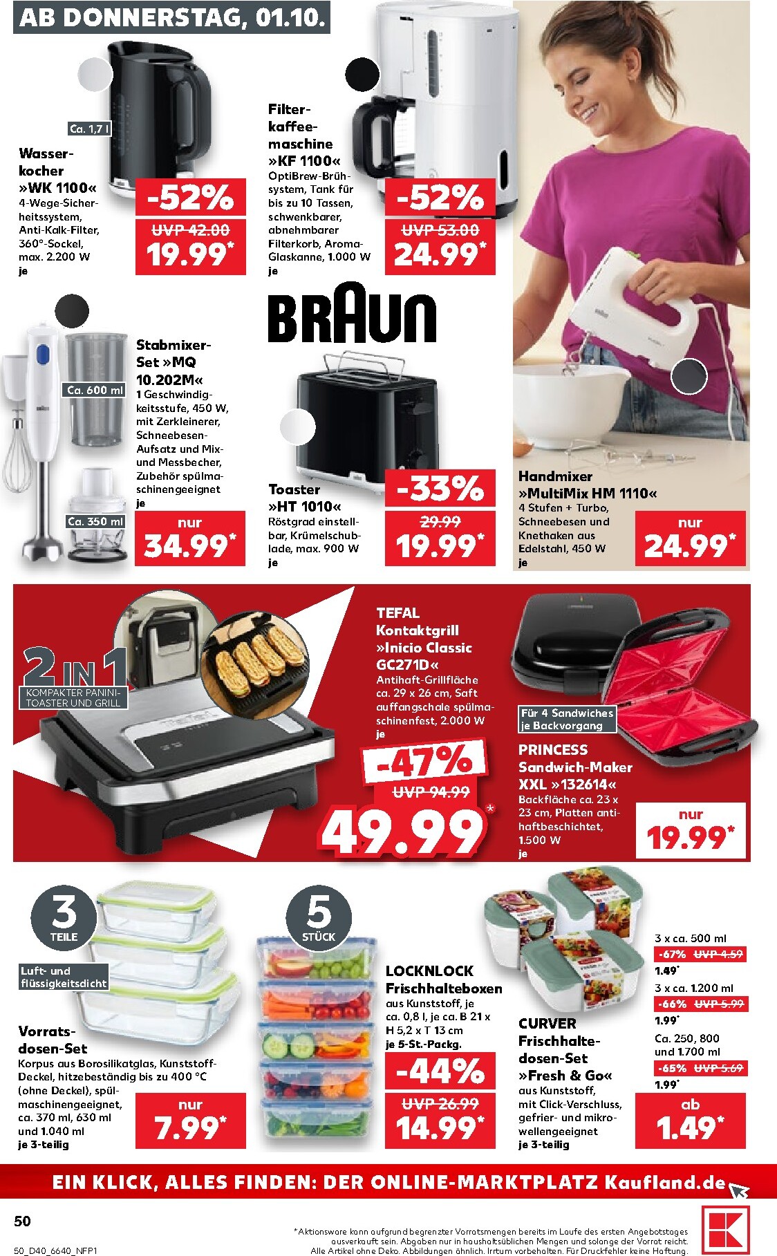 kaufland - Kaufland Prospekt nächste Woche – von Donnerstag 01.10.2026 bis Mittwoch 07.10.2026 - page: 50