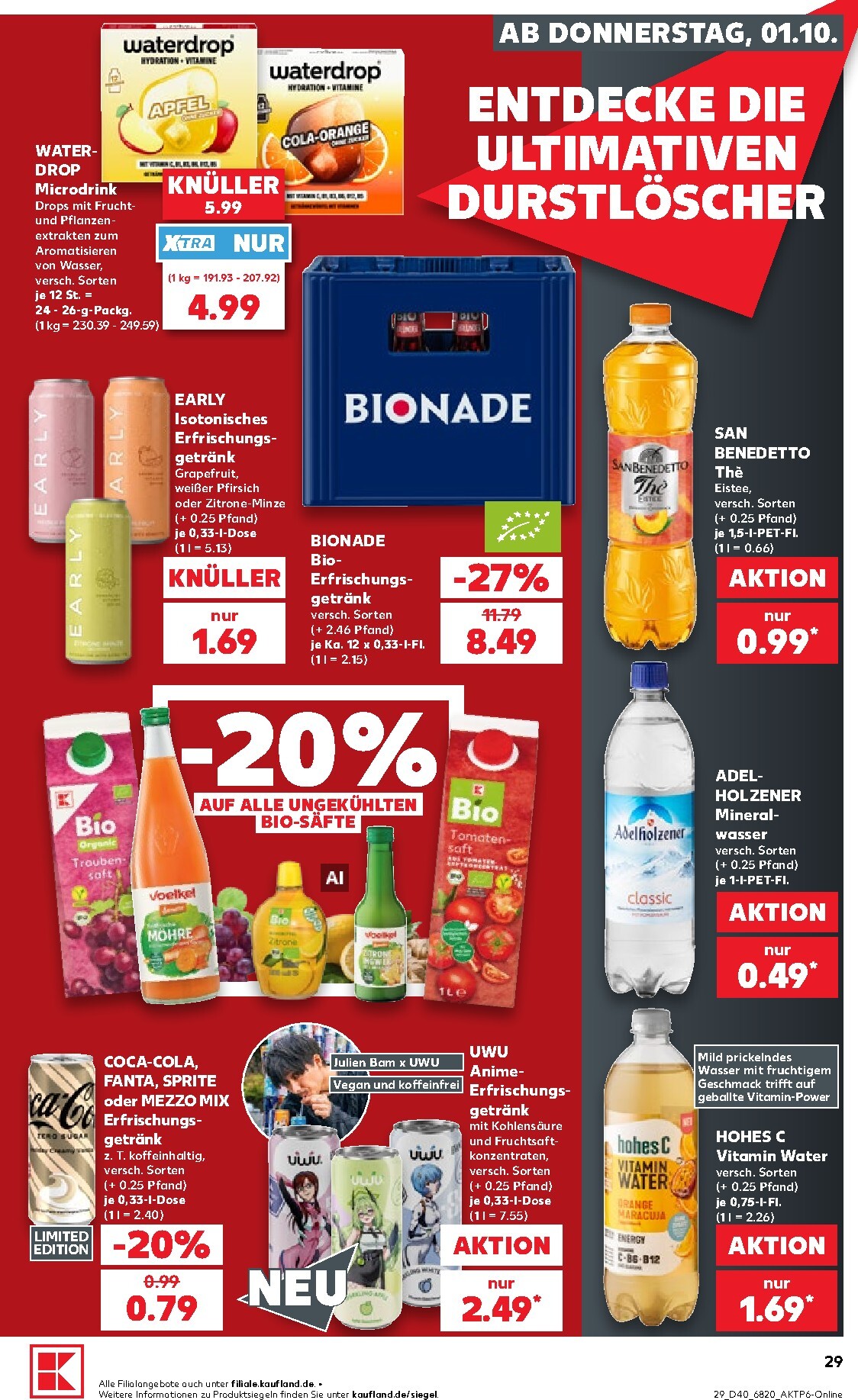 kaufland - Kaufland Prospekt nächste Woche – von Donnerstag 01.10.2026 bis Mittwoch 07.10.2026 - page: 29