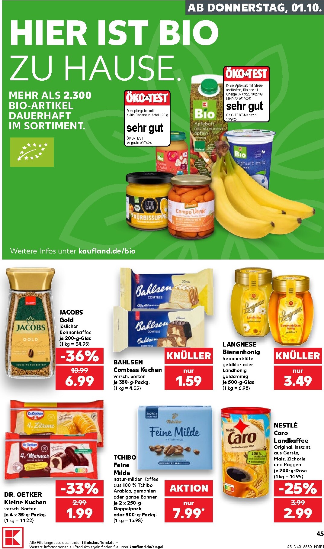 kaufland - Kaufland Prospekt nächste Woche – von Donnerstag 01.10.2026 bis Mittwoch 07.10.2026 - page: 45