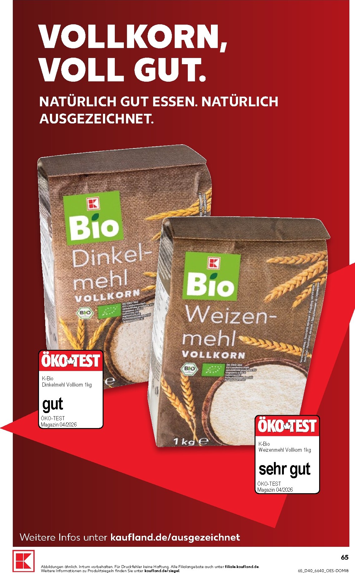 kaufland - Kaufland Prospekt nächste Woche – von Donnerstag 01.10.2026 bis Mittwoch 07.10.2026 - page: 65