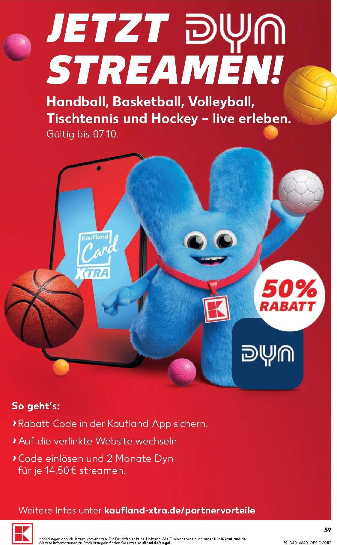 kaufland - Kaufland Prospekt nächste Woche – von Donnerstag 01.10.2026 bis Mittwoch 07.10.2026 - page: 59
