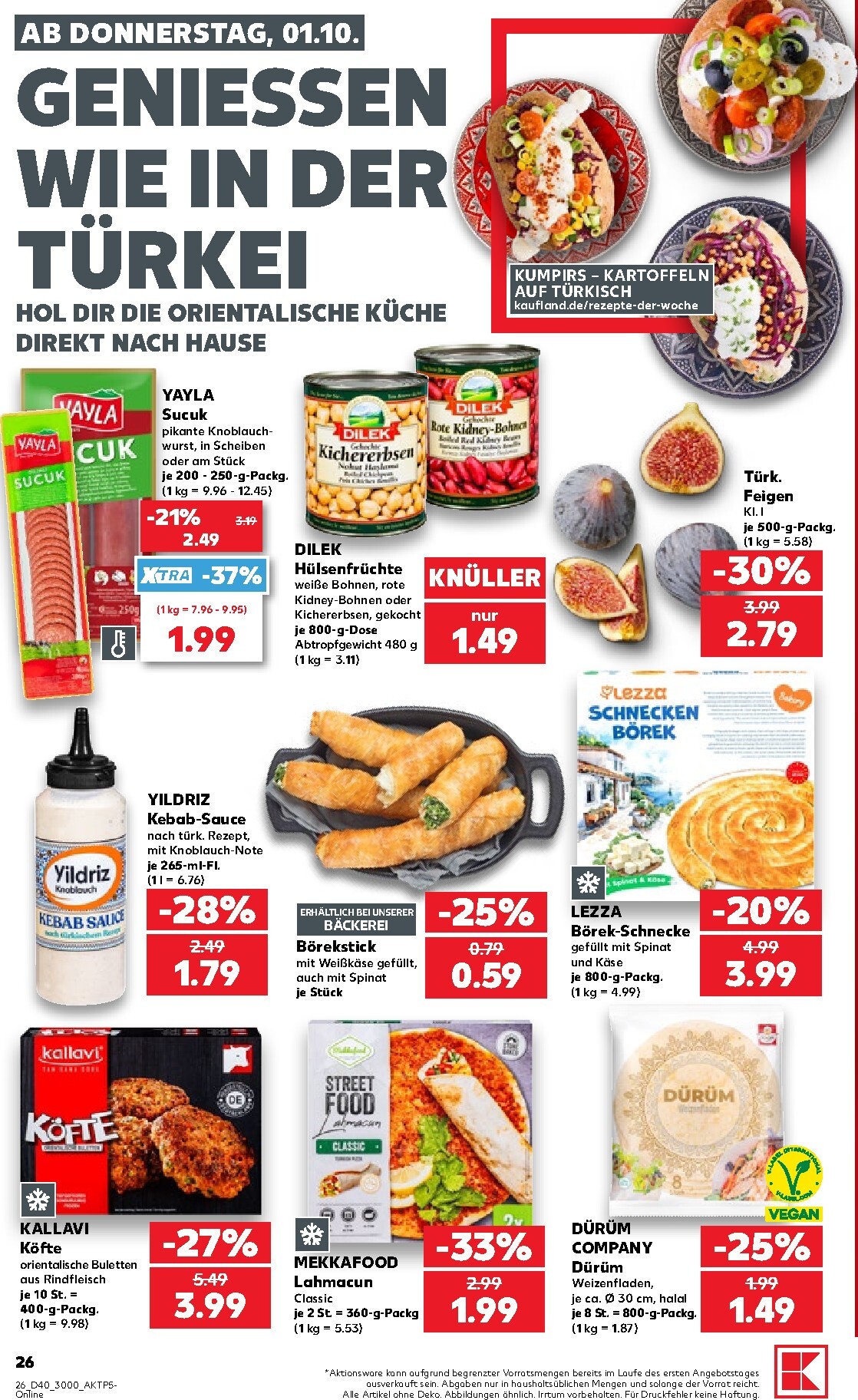 kaufland - Kaufland Prospekt nächste Woche – von Donnerstag 01.10.2026 bis Mittwoch 07.10.2026 - page: 26