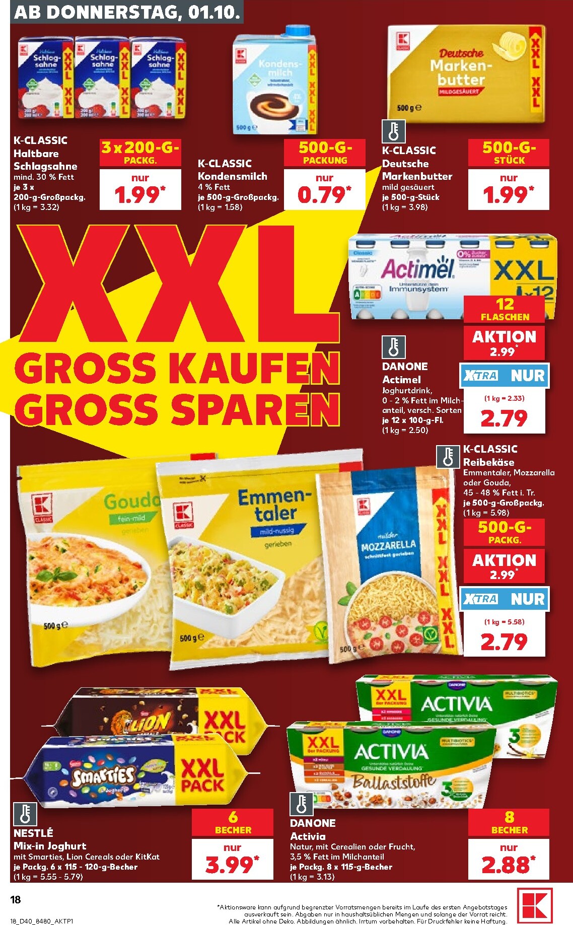 kaufland - Kaufland Prospekt nächste Woche – von Donnerstag 01.10.2026 bis Mittwoch 07.10.2026 - page: 18