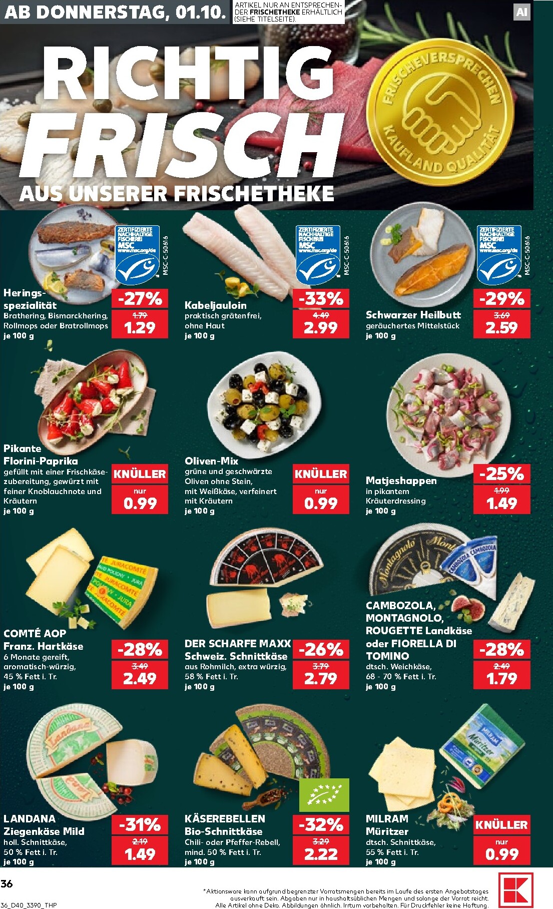 kaufland - Kaufland Prospekt nächste Woche – von Donnerstag 01.10.2026 bis Mittwoch 07.10.2026 - page: 36