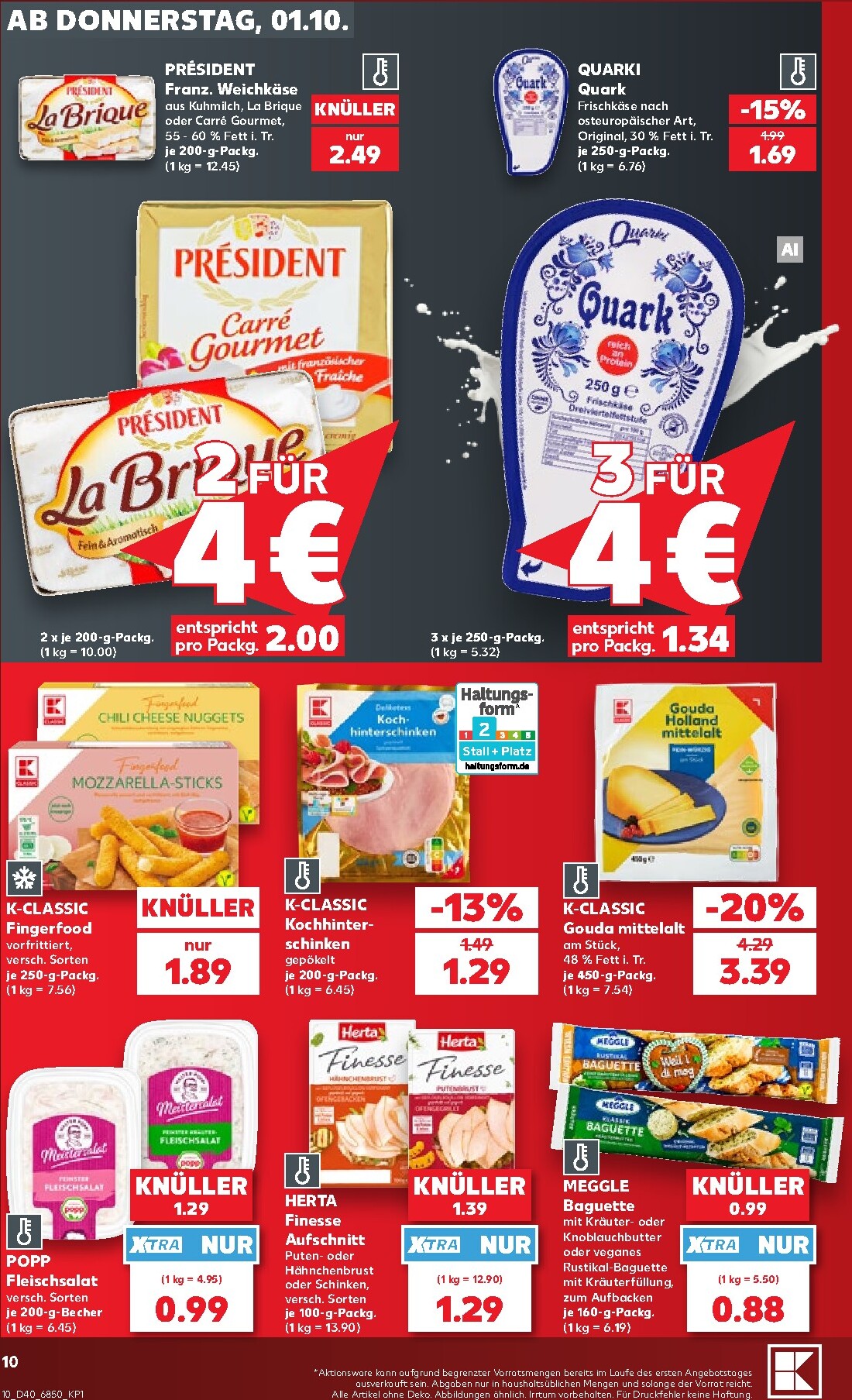 kaufland - Kaufland Prospekt nächste Woche – von Donnerstag 01.10.2026 bis Mittwoch 07.10.2026 - page: 10