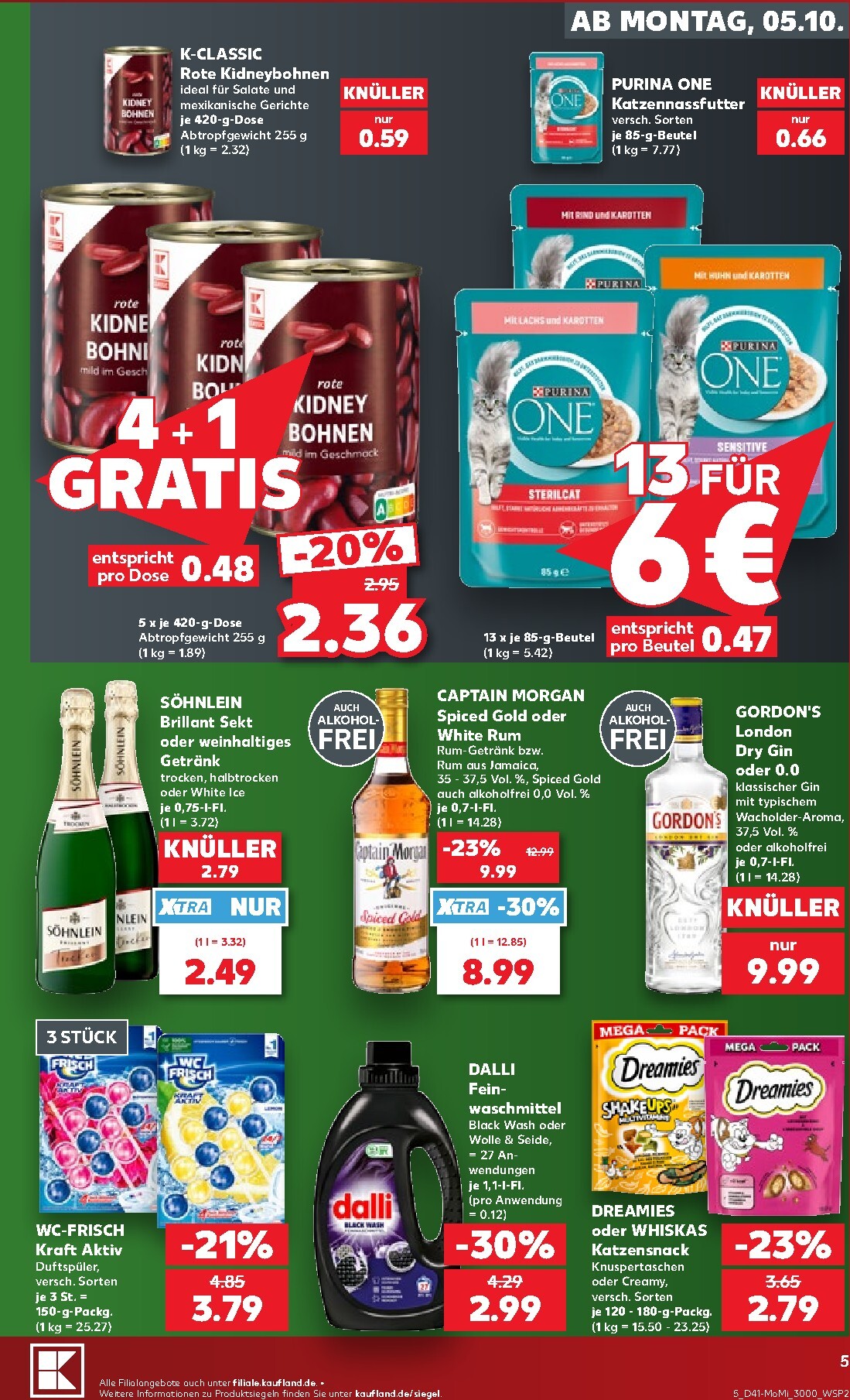 kaufland - Kaufland Německo - Richtig Sparen Zum Wochenstart Prospekt nächste Woche – von Montag 05.10.2026 bis Mittwoch 07.10.2026 - page: 5