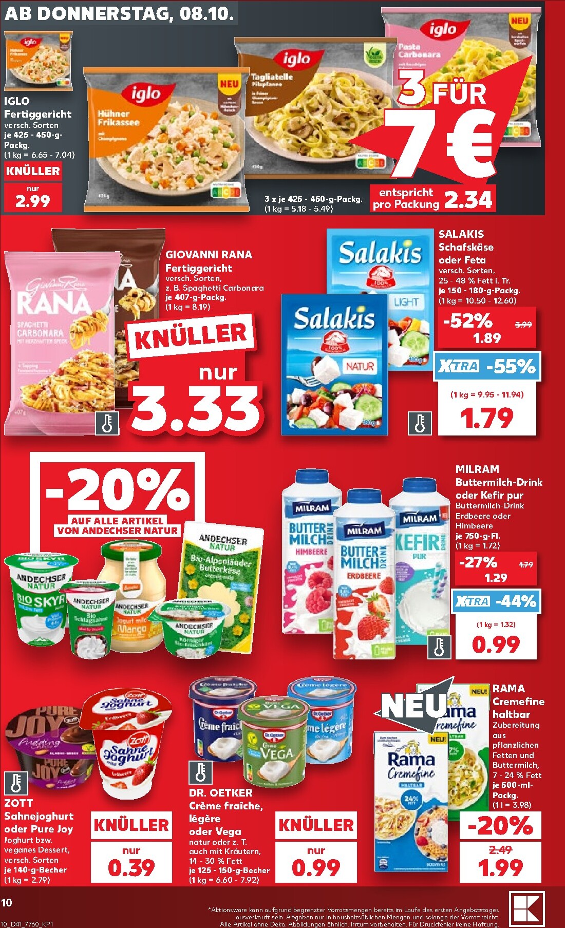 kaufland - Kaufland Prospekt nächste Woche – von Donnerstag 08.10.2026 bis Mittwoch 14.10.2026 - page: 10