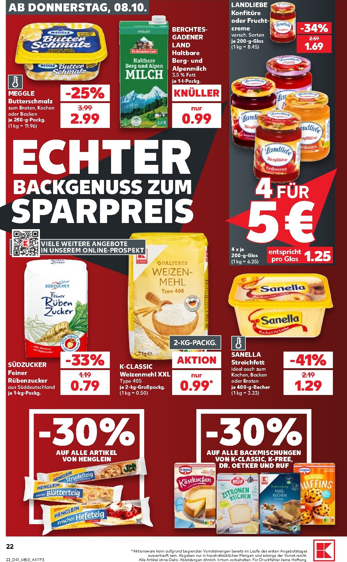 kaufland - Kaufland Prospekt nächste Woche – von Donnerstag 08.10.2026 bis Mittwoch 14.10.2026 - page: 22