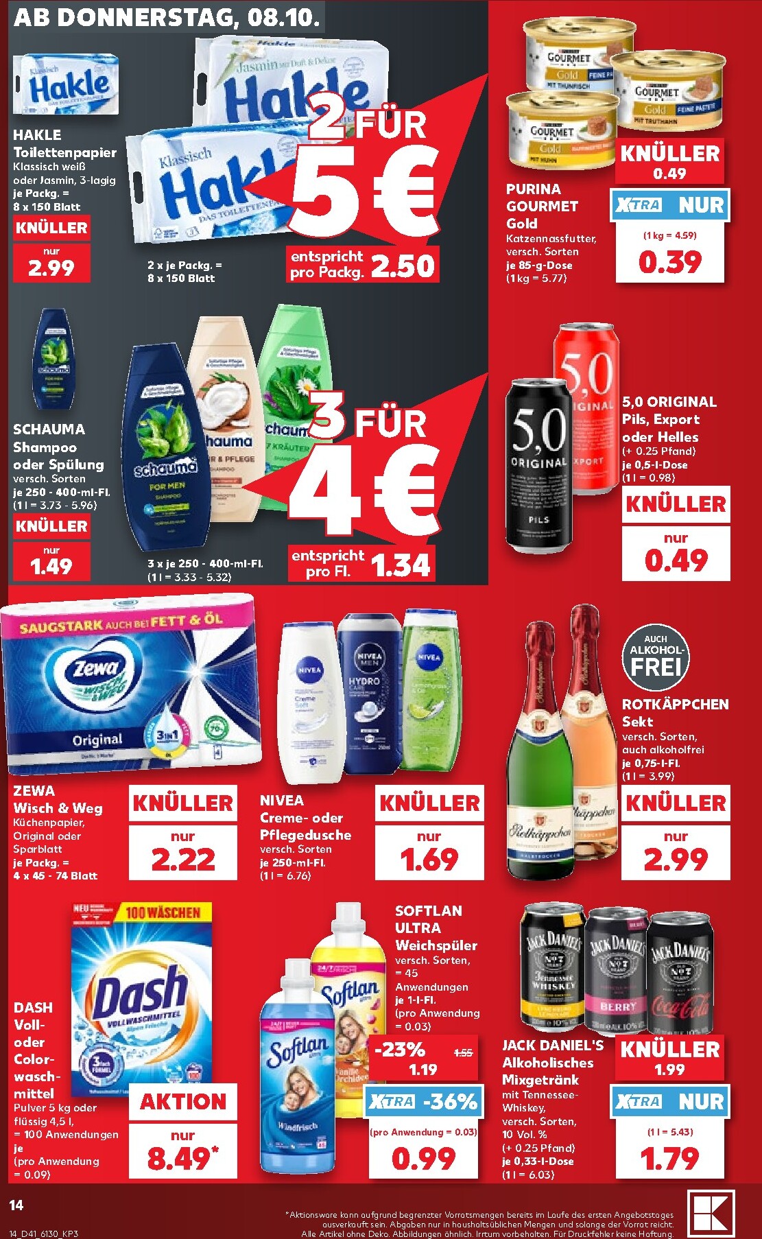kaufland - Kaufland Prospekt nächste Woche – von Donnerstag 08.10.2026 bis Mittwoch 14.10.2026 - page: 14