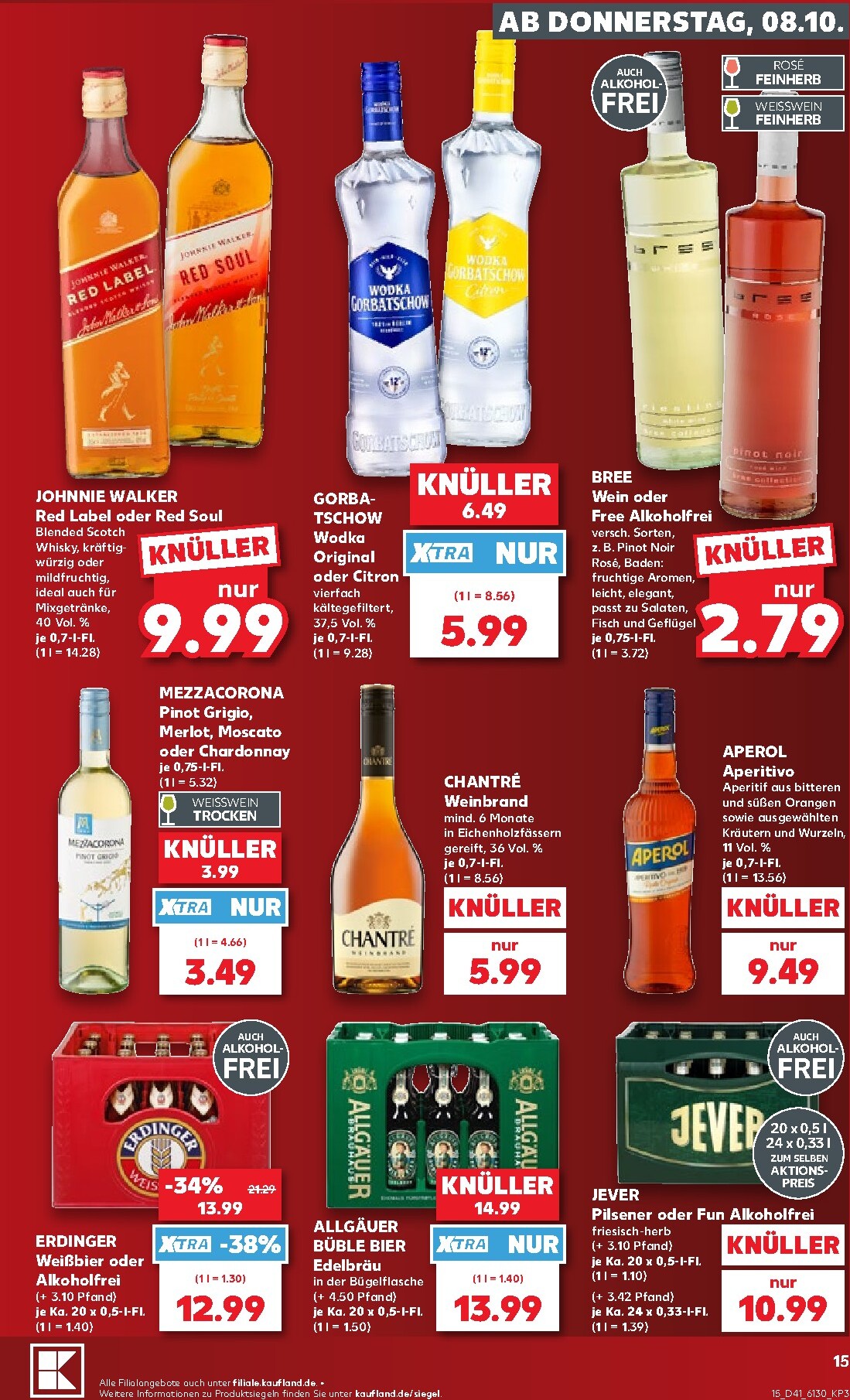 kaufland - Kaufland Prospekt nächste Woche – von Donnerstag 08.10.2026 bis Mittwoch 14.10.2026 - page: 15