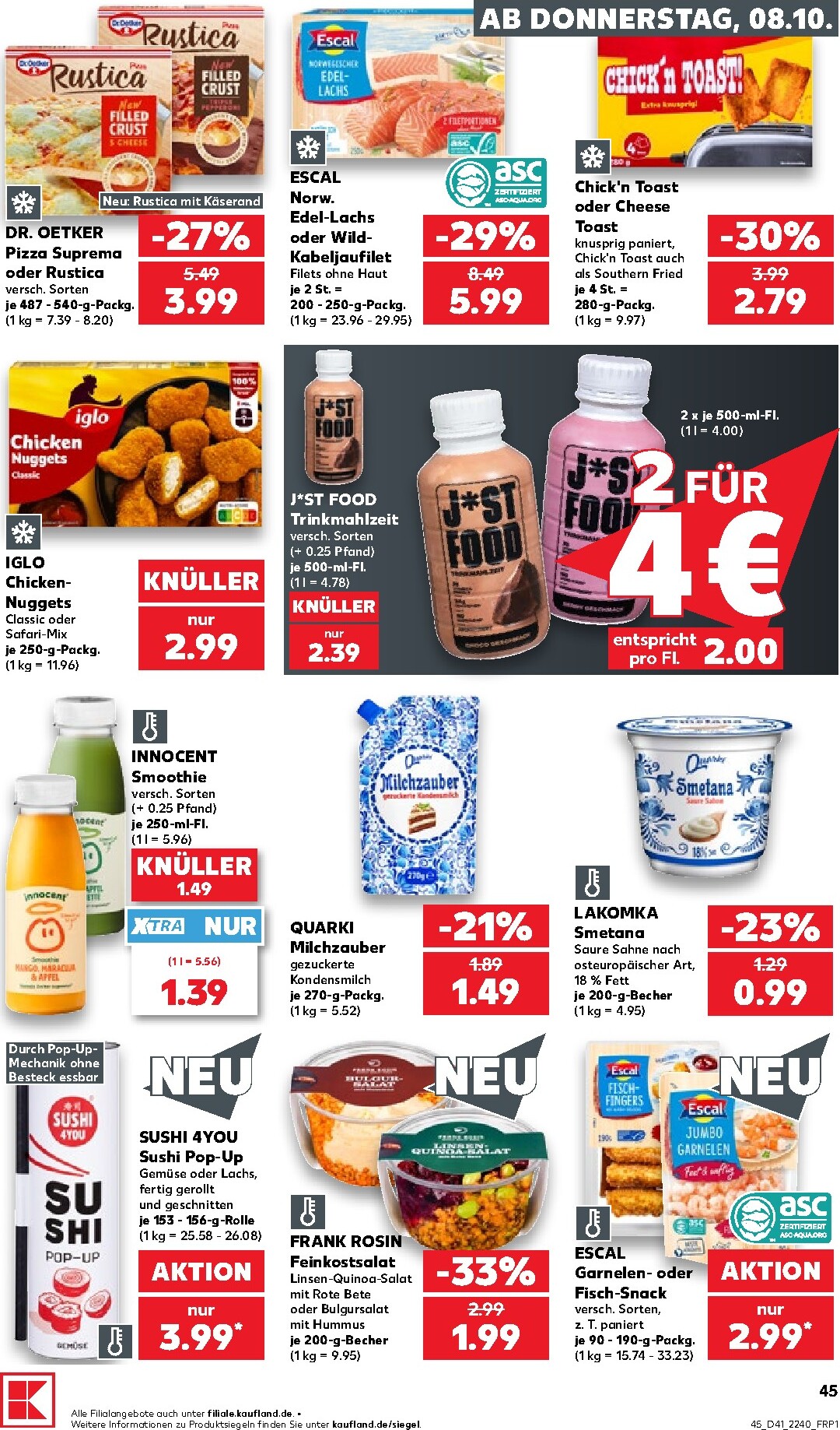 kaufland - Kaufland Prospekt nächste Woche – von Donnerstag 08.10.2026 bis Mittwoch 14.10.2026 - page: 45