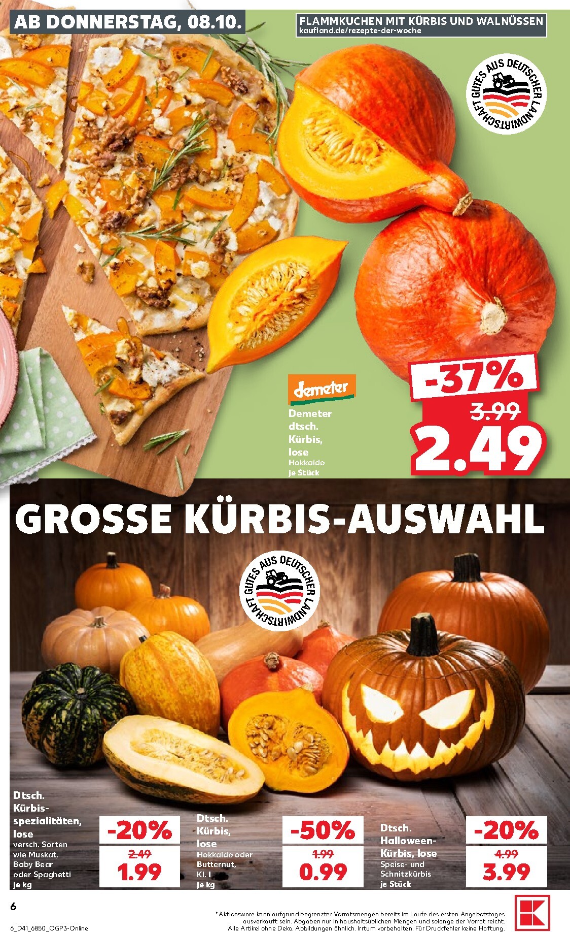 kaufland - Kaufland Prospekt nächste Woche – von Donnerstag 08.10.2026 bis Mittwoch 14.10.2026 - page: 6