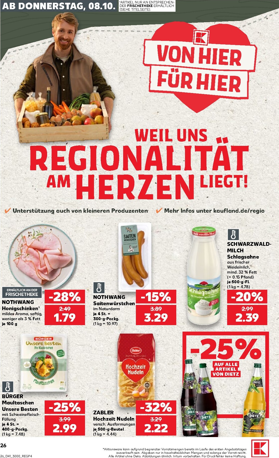 kaufland - Kaufland Prospekt nächste Woche – von Donnerstag 08.10.2026 bis Mittwoch 14.10.2026 - page: 26