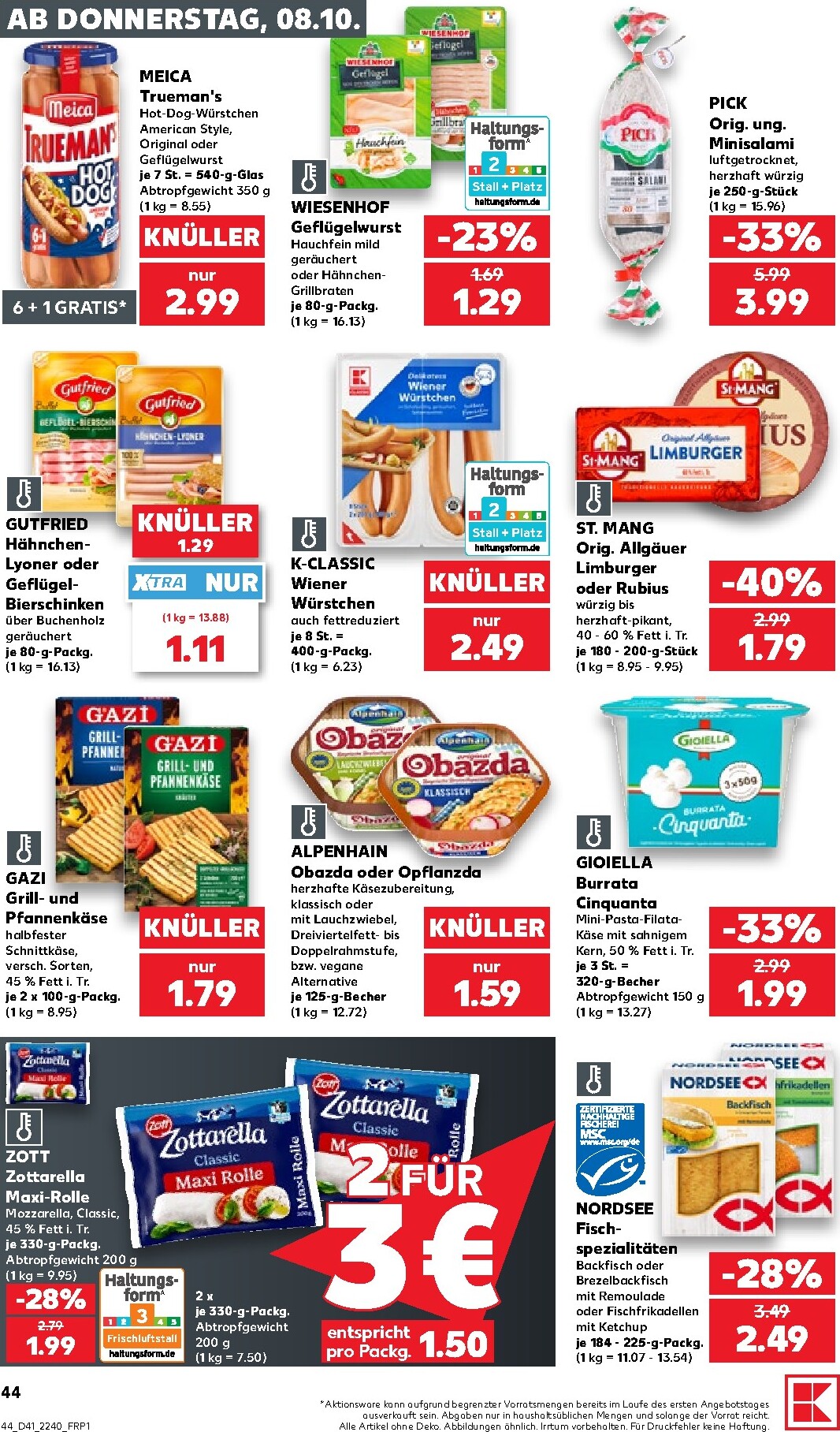 kaufland - Kaufland Prospekt nächste Woche – von Donnerstag 08.10.2026 bis Mittwoch 14.10.2026 - page: 44
