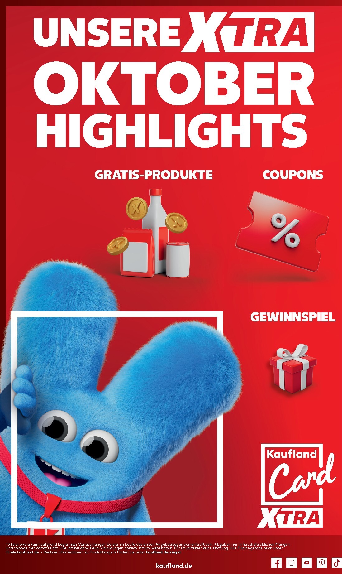 kaufland - Kaufland - Xtra Prospekt – von Montag 12.10.2026 bis Samstag 31.10.2026 - page: 1