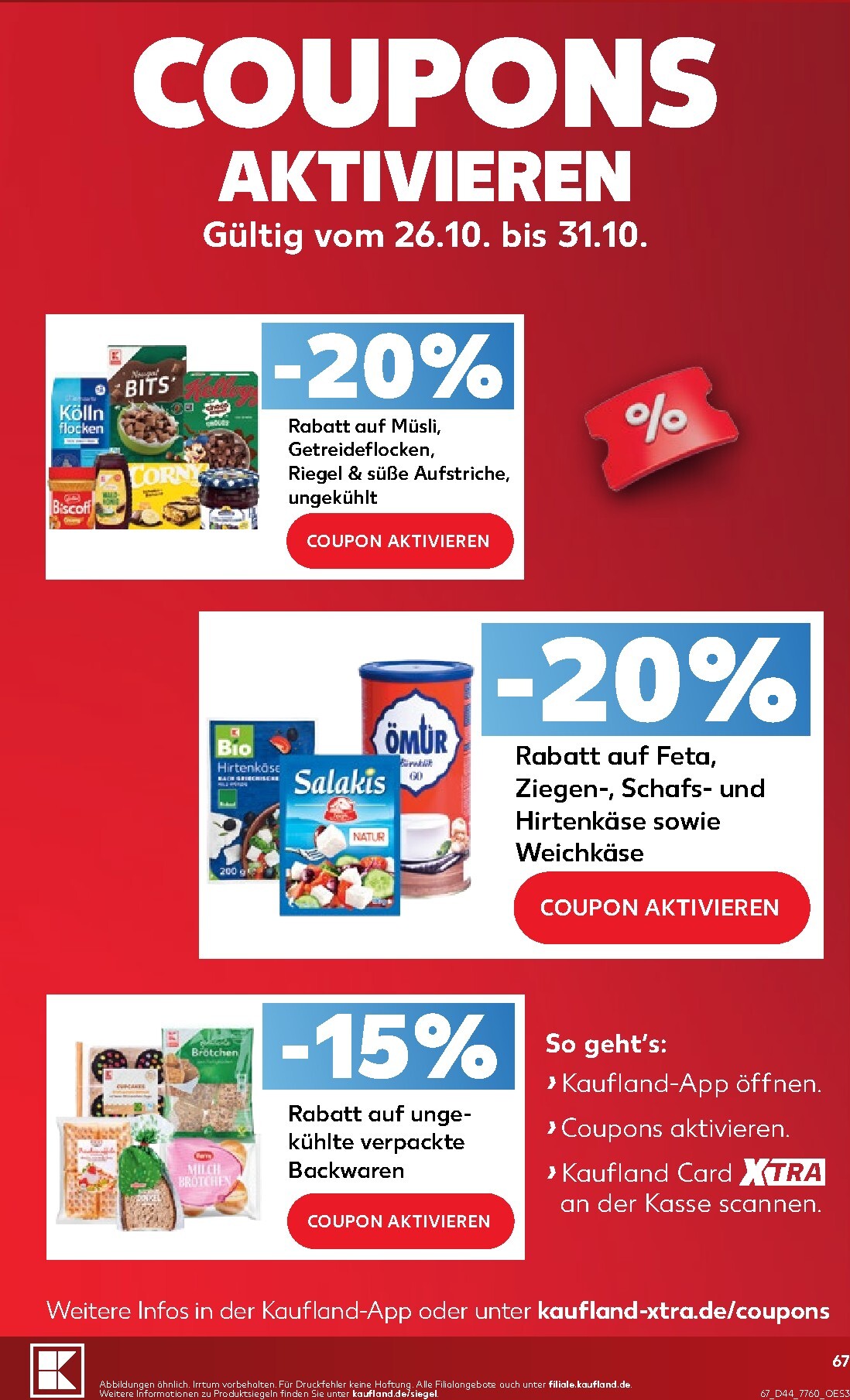 kaufland - Kaufland Prospekt nächste Woche – von Montag 26.10.2026 bis Samstag 31.10.2026 - page: 67