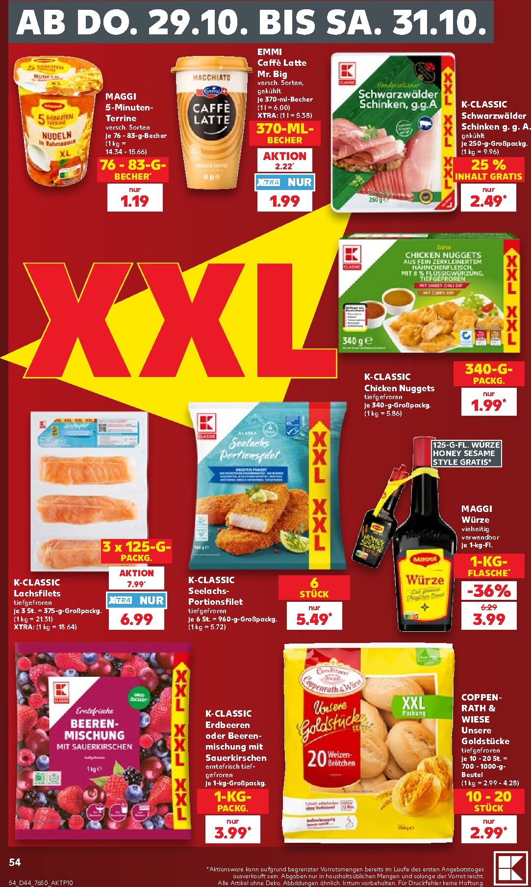 kaufland - Kaufland Prospekt nächste Woche – von Montag 26.10.2026 bis Samstag 31.10.2026 - page: 54