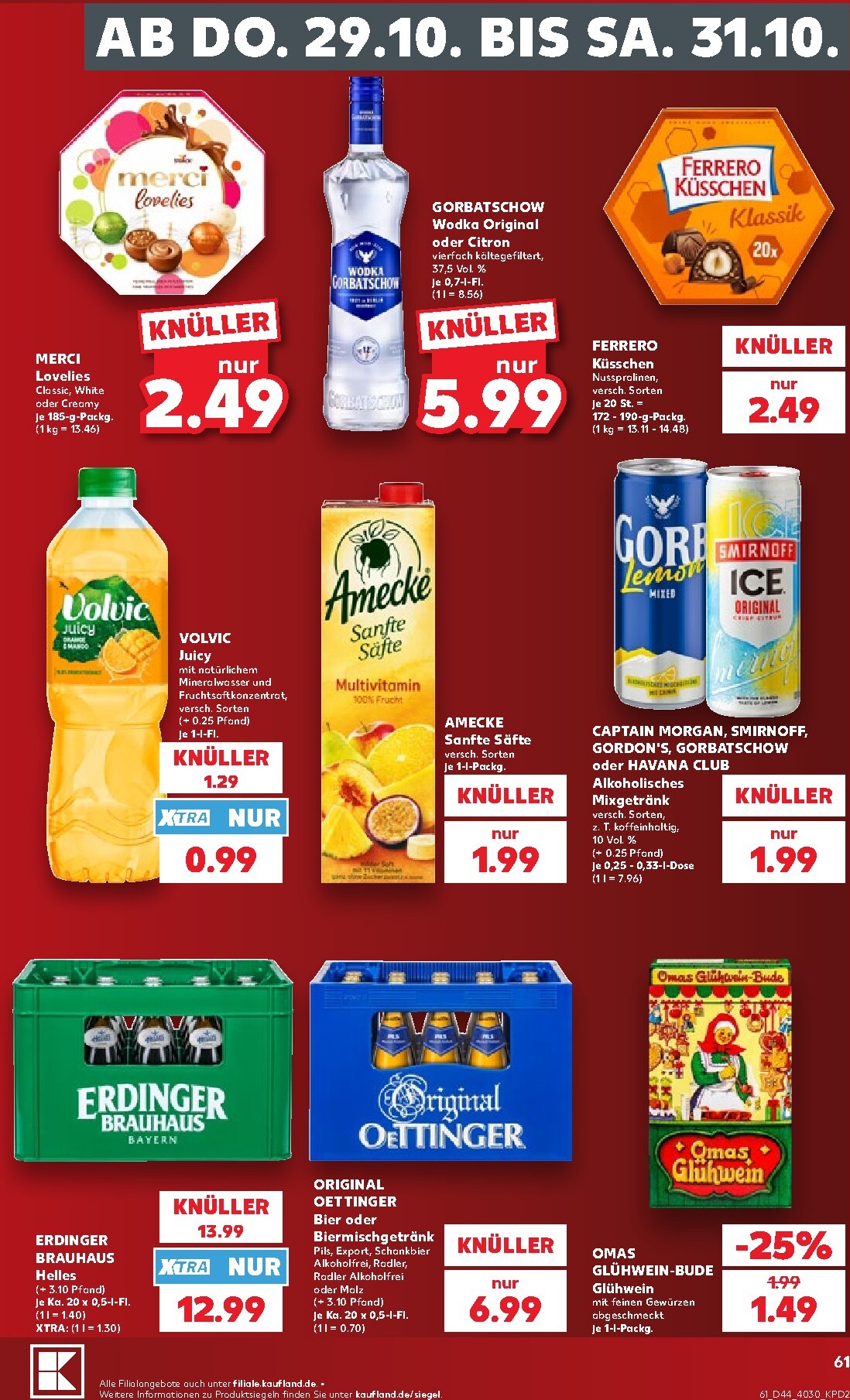 kaufland - Kaufland Prospekt nächste Woche – von Montag 26.10.2026 bis Samstag 31.10.2026 - page: 61