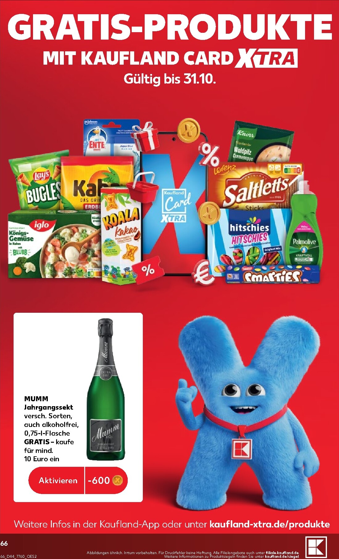 kaufland - Kaufland Prospekt nächste Woche – von Montag 26.10.2026 bis Samstag 31.10.2026 - page: 66