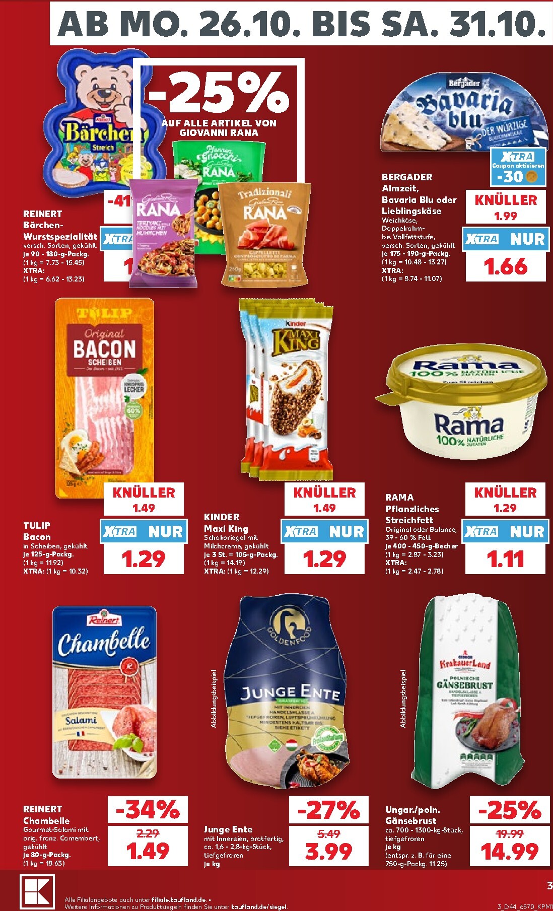 kaufland - Kaufland Prospekt nächste Woche – von Montag 26.10.2026 bis Samstag 31.10.2026 - page: 3