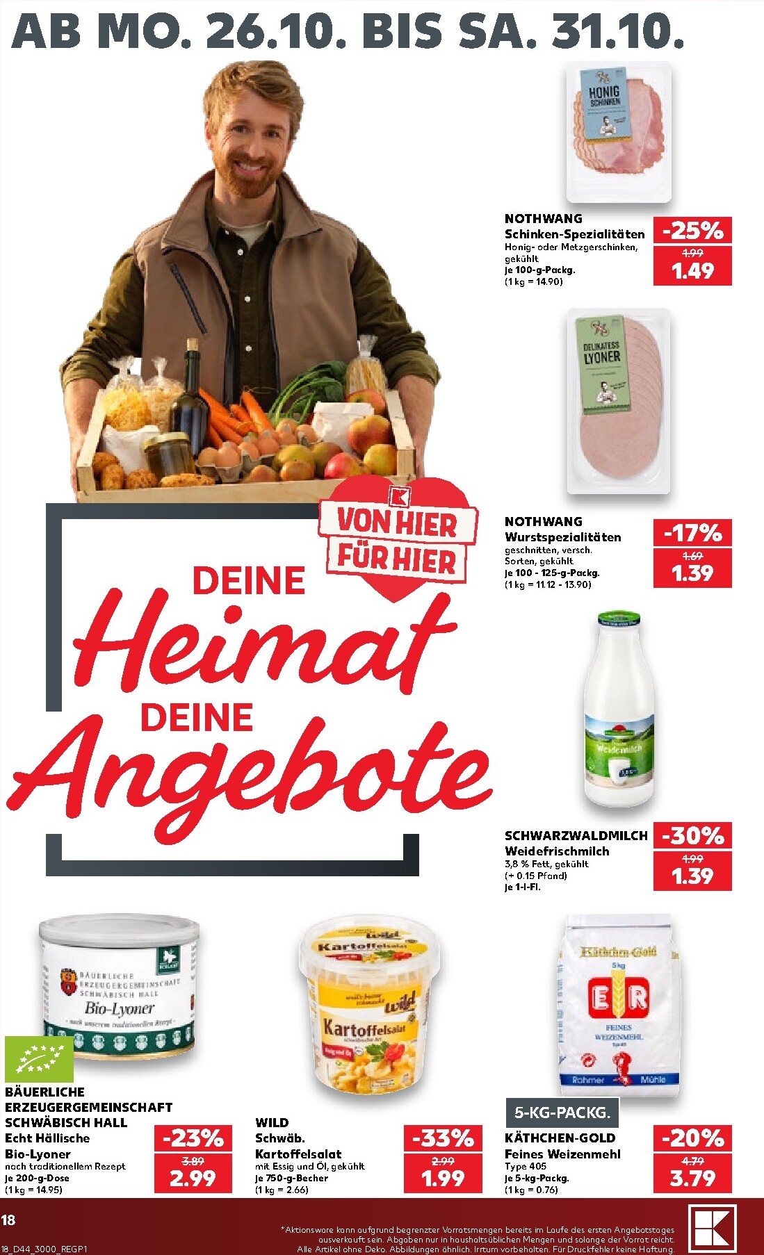 kaufland - Kaufland Prospekt nächste Woche – von Montag 26.10.2026 bis Samstag 31.10.2026 - page: 18
