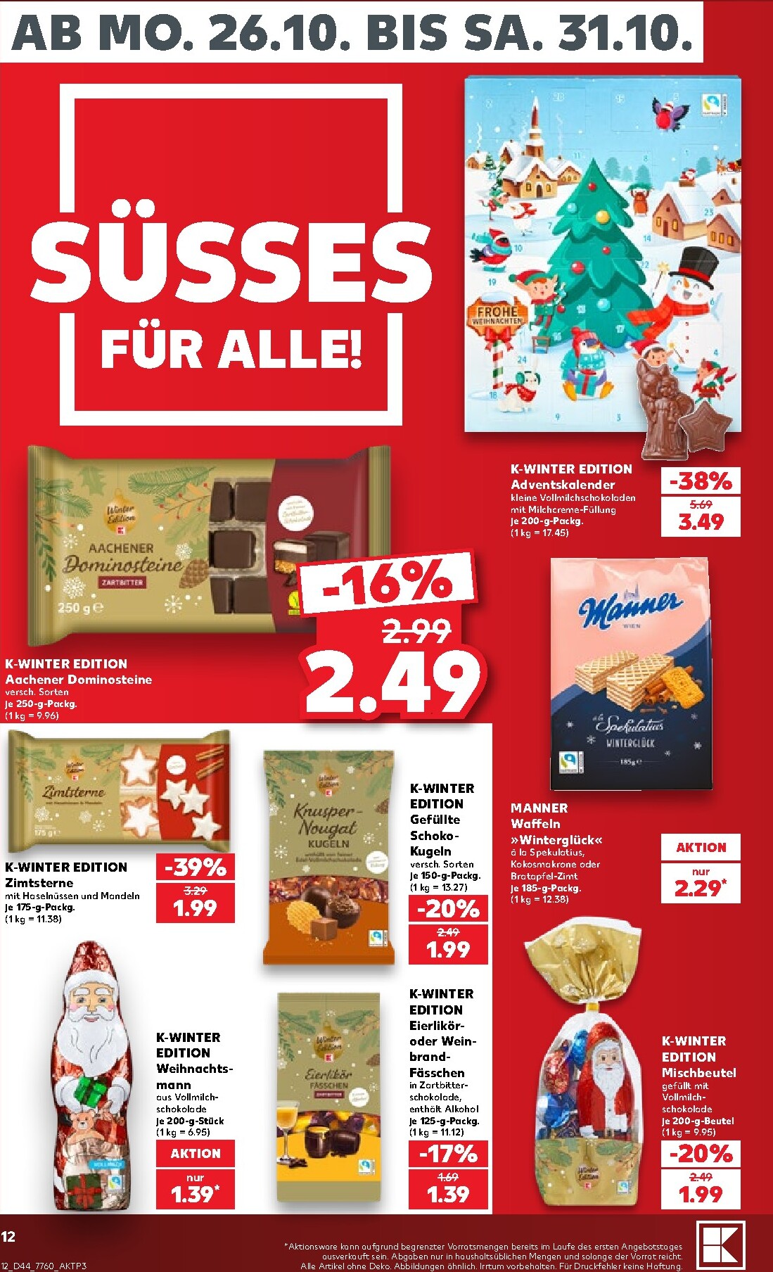 kaufland - Kaufland Prospekt nächste Woche – von Montag 26.10.2026 bis Samstag 31.10.2026 - page: 12