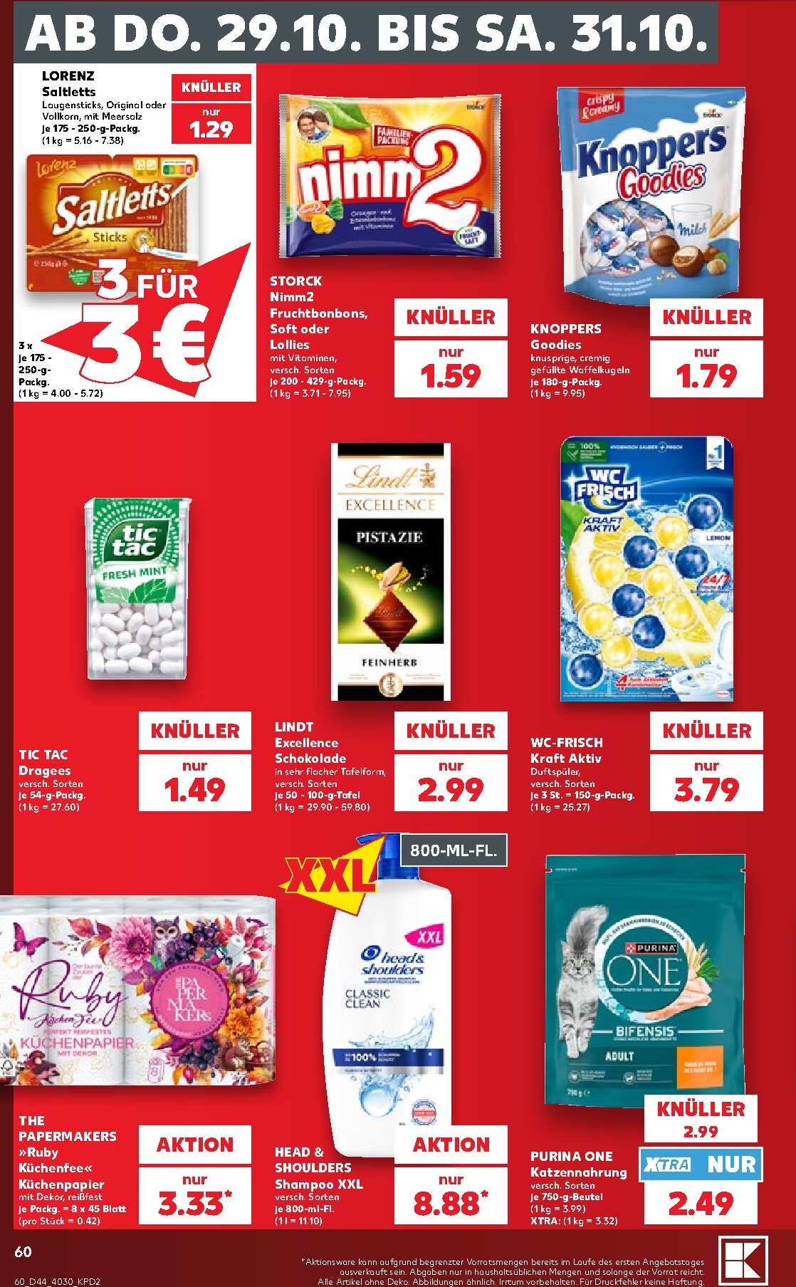 kaufland - Kaufland Prospekt nächste Woche – von Montag 26.10.2026 bis Samstag 31.10.2026 - page: 60