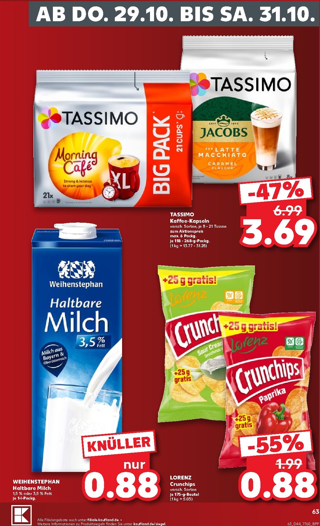 kaufland - Kaufland Prospekt nächste Woche – von Montag 26.10.2026 bis Samstag 31.10.2026 - page: 63