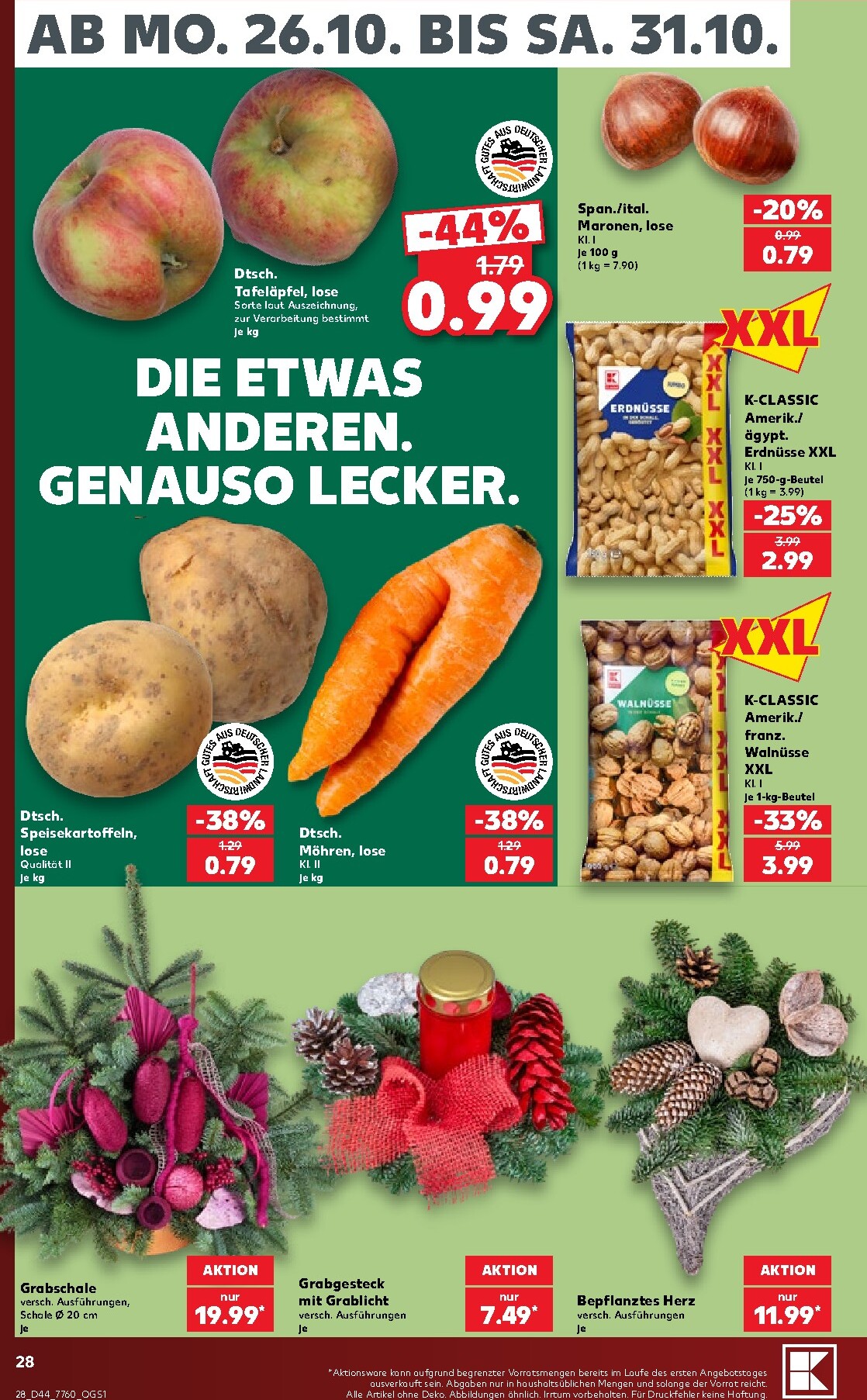 kaufland - Kaufland Prospekt nächste Woche – von Montag 26.10.2026 bis Samstag 31.10.2026 - page: 28