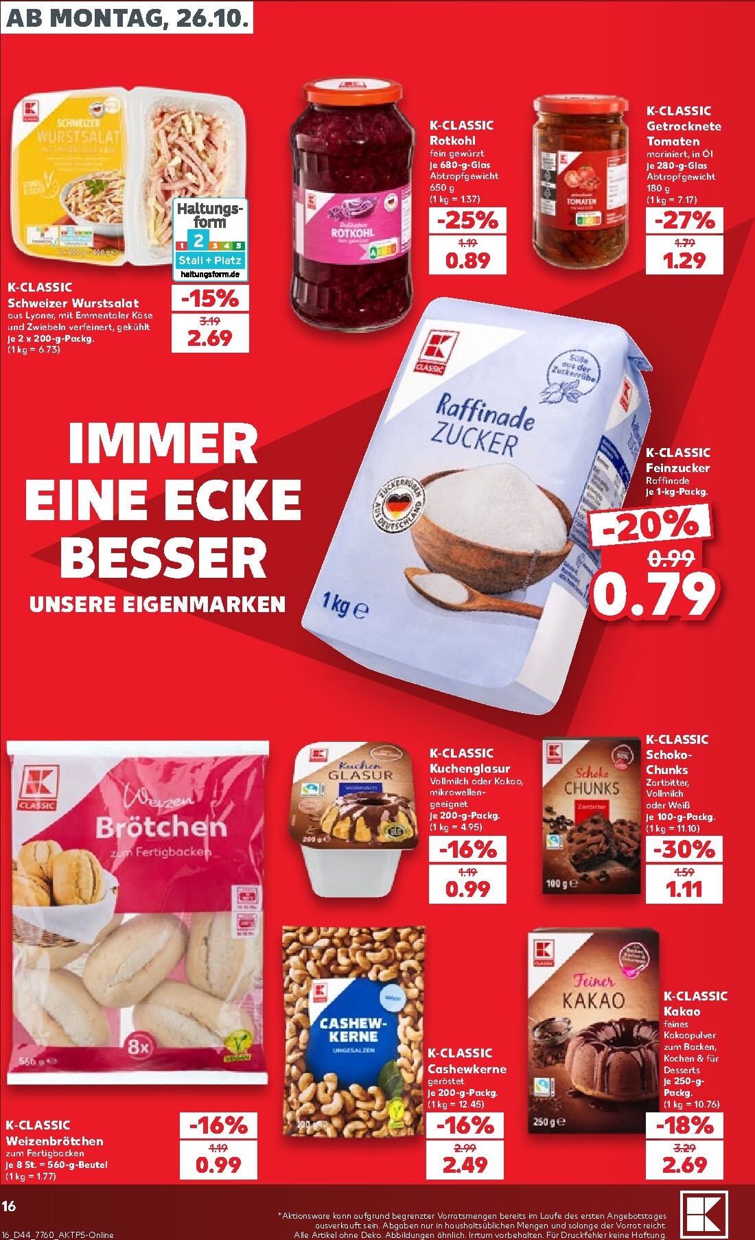 kaufland - Kaufland Prospekt nächste Woche – von Montag 26.10.2026 bis Samstag 31.10.2026 - page: 16